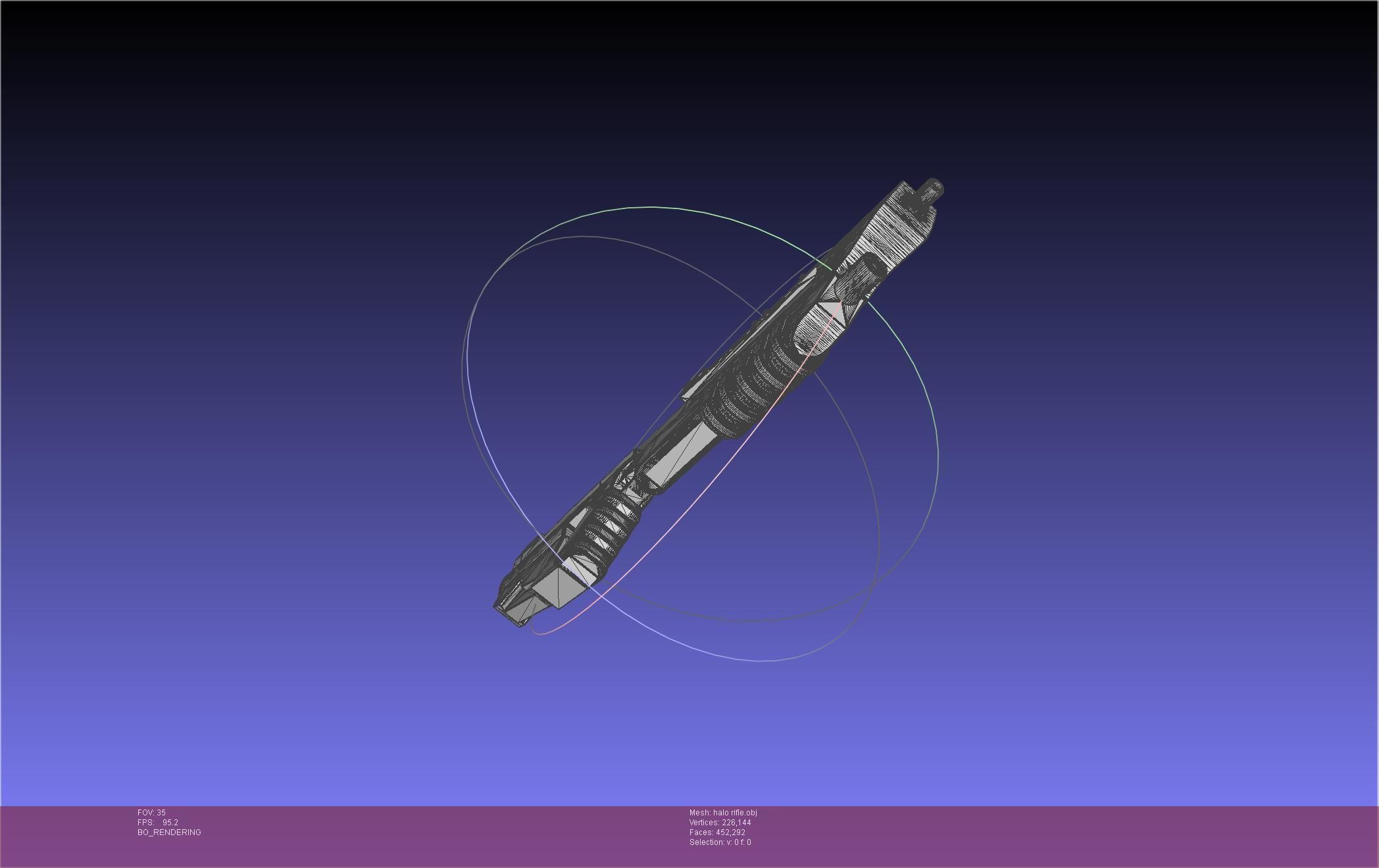 HALO Assault Rifle MA5B Basic Model 3D model_39