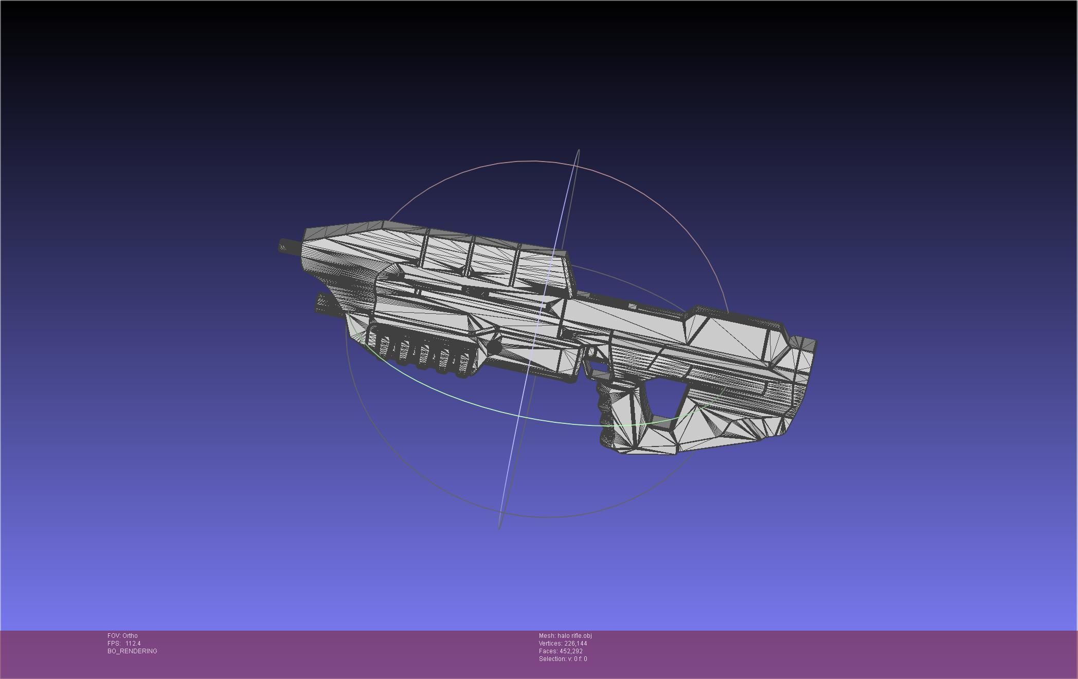 HALO Assault Rifle MA5B Basic Model 3D model_33