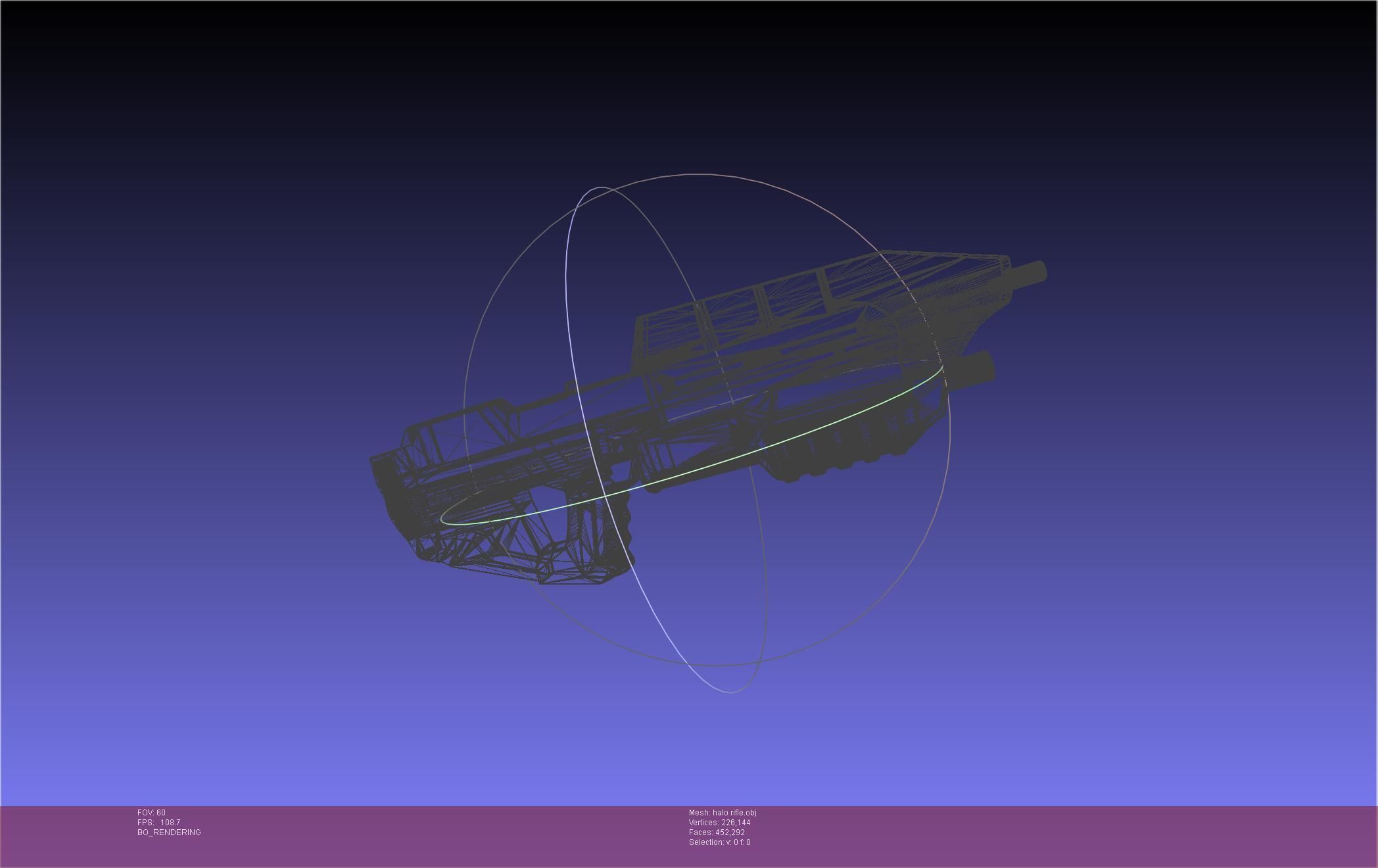 HALO Assault Rifle MA5B Basic Model 3D model_25