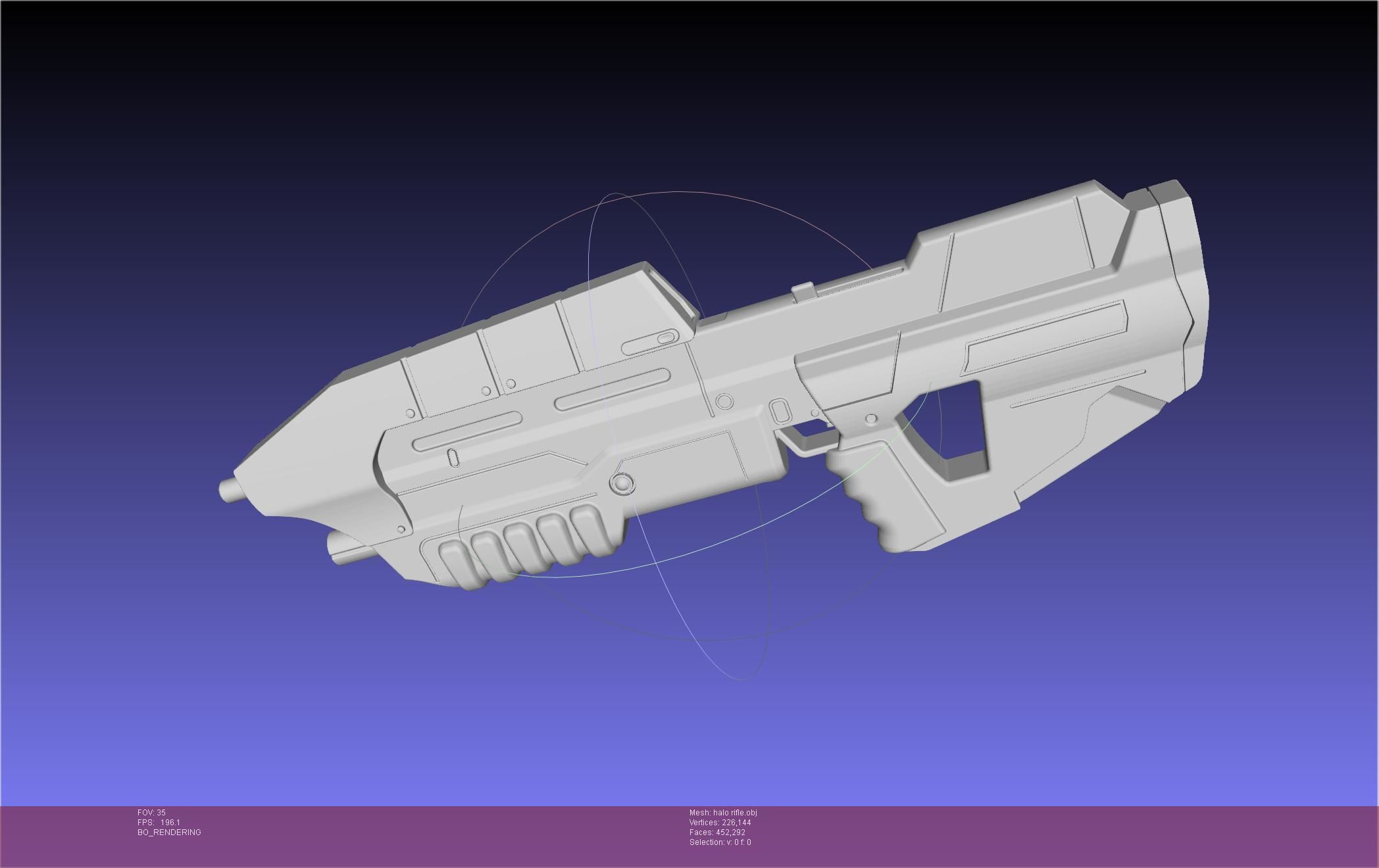 HALO Assault Rifle MA5B Basic Model 3D model_51