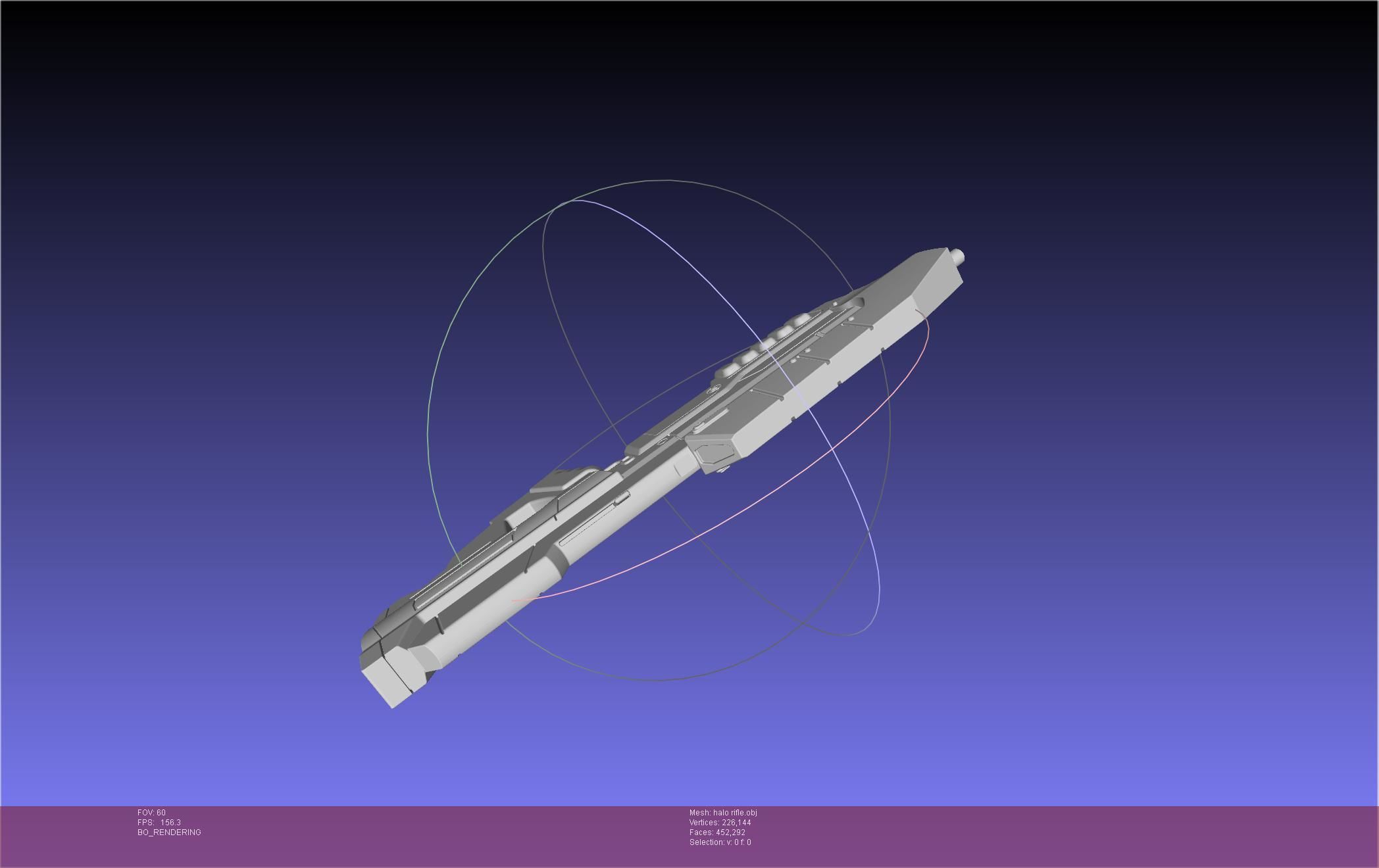HALO Assault Rifle MA5B Basic Model 3D model_20