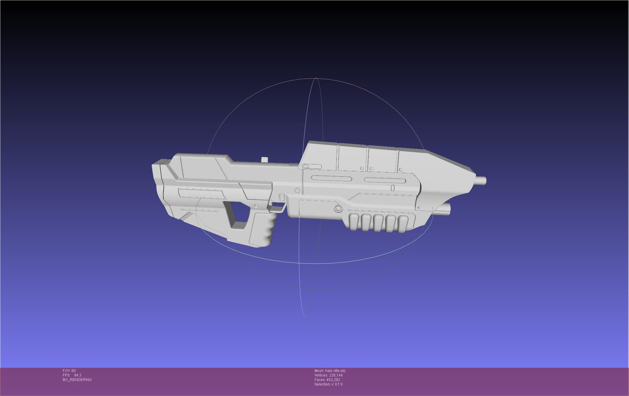 HALO Assault Rifle MA5B Basic Model 3D model_22