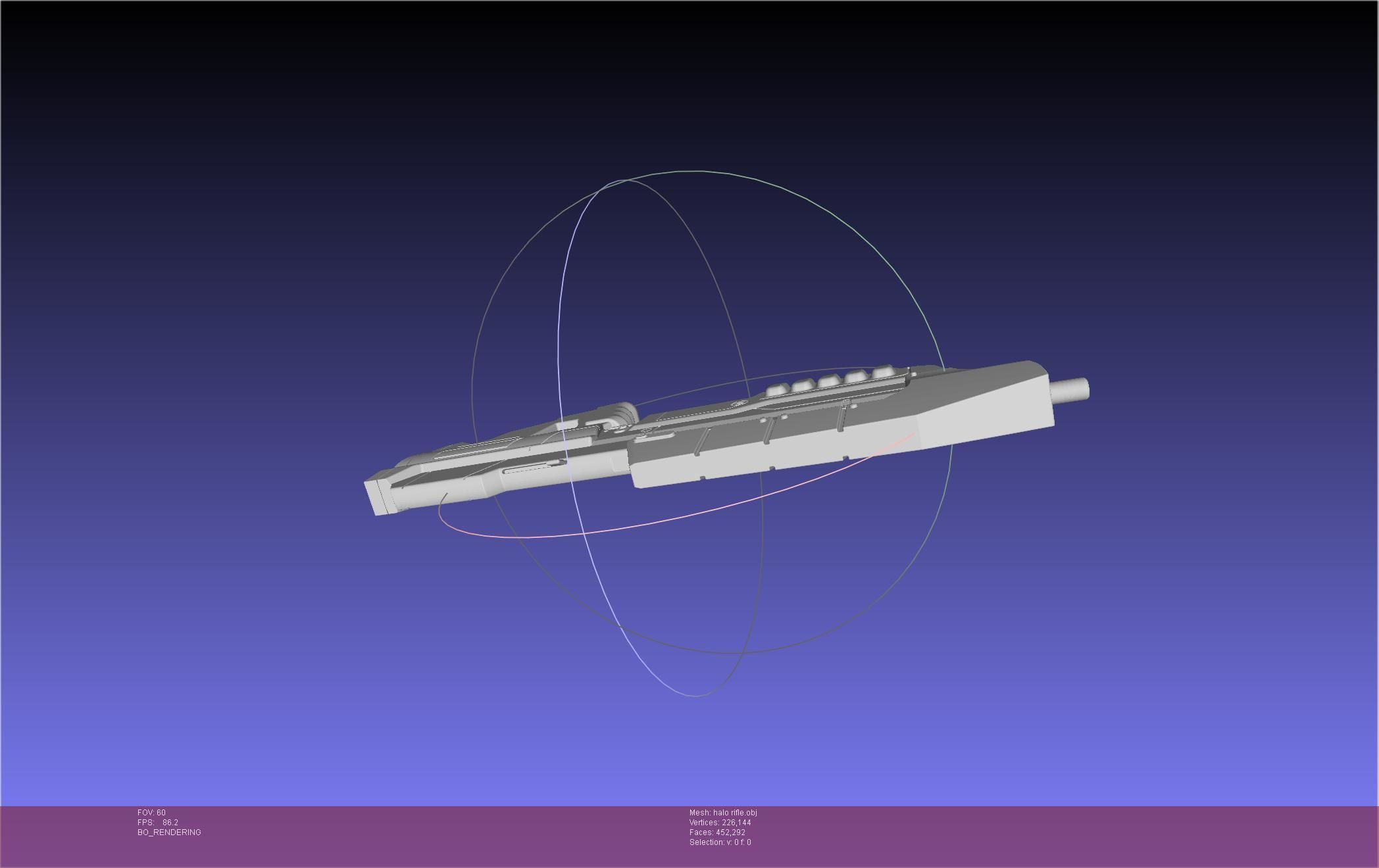 HALO Assault Rifle MA5B Basic Model 3D model_5