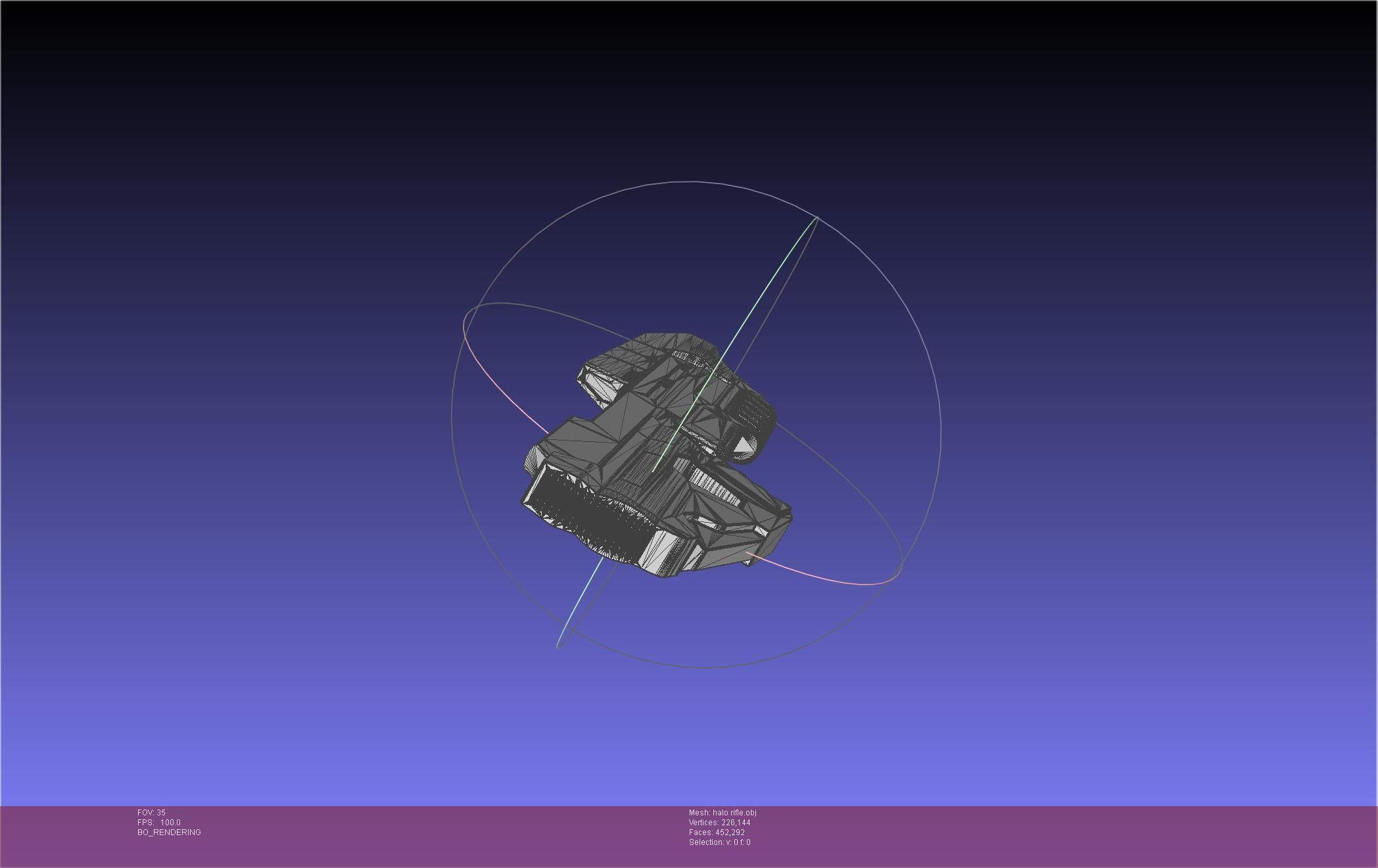 HALO Assault Rifle MA5B Basic Model 3D model_40