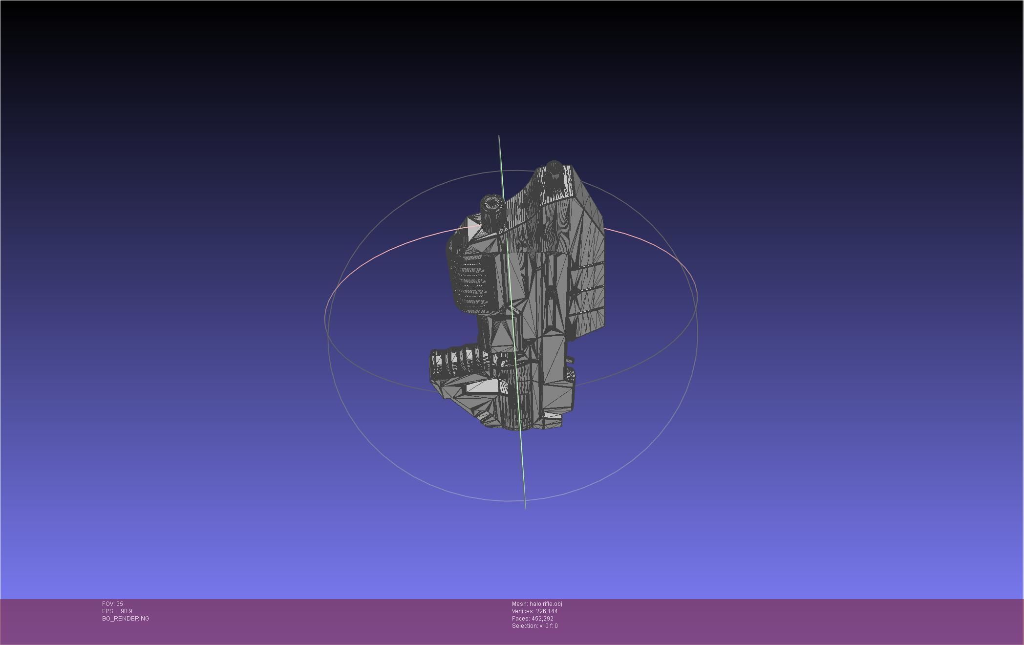 HALO Assault Rifle MA5B Basic Model 3D model_38