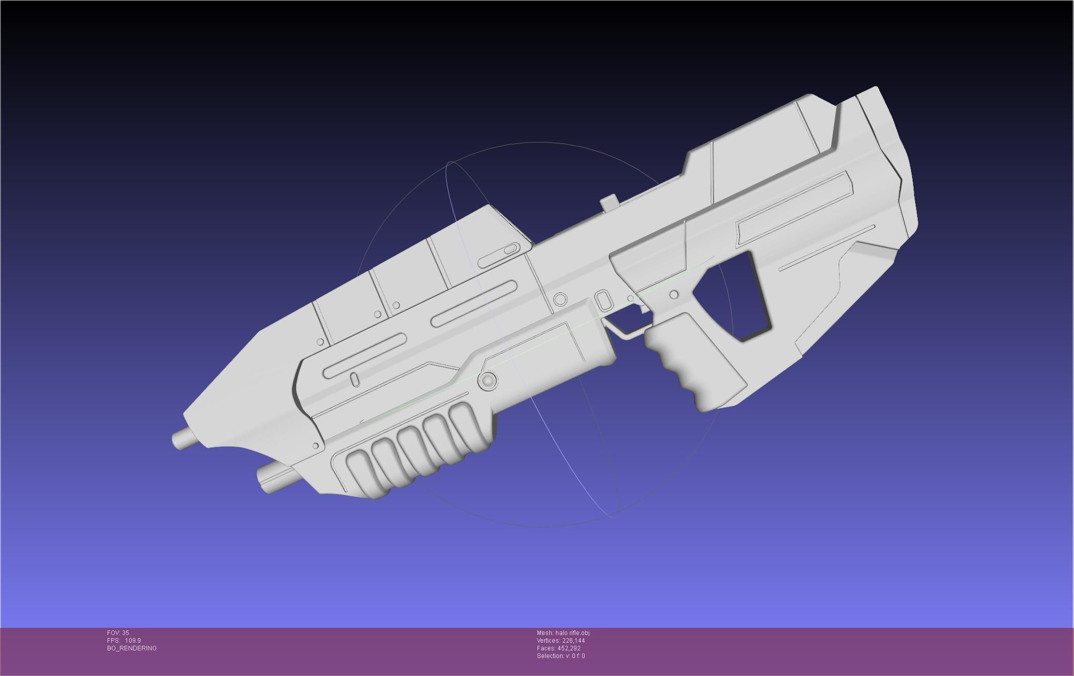 HALO Assault Rifle MA5B Basic Model 3D model_54