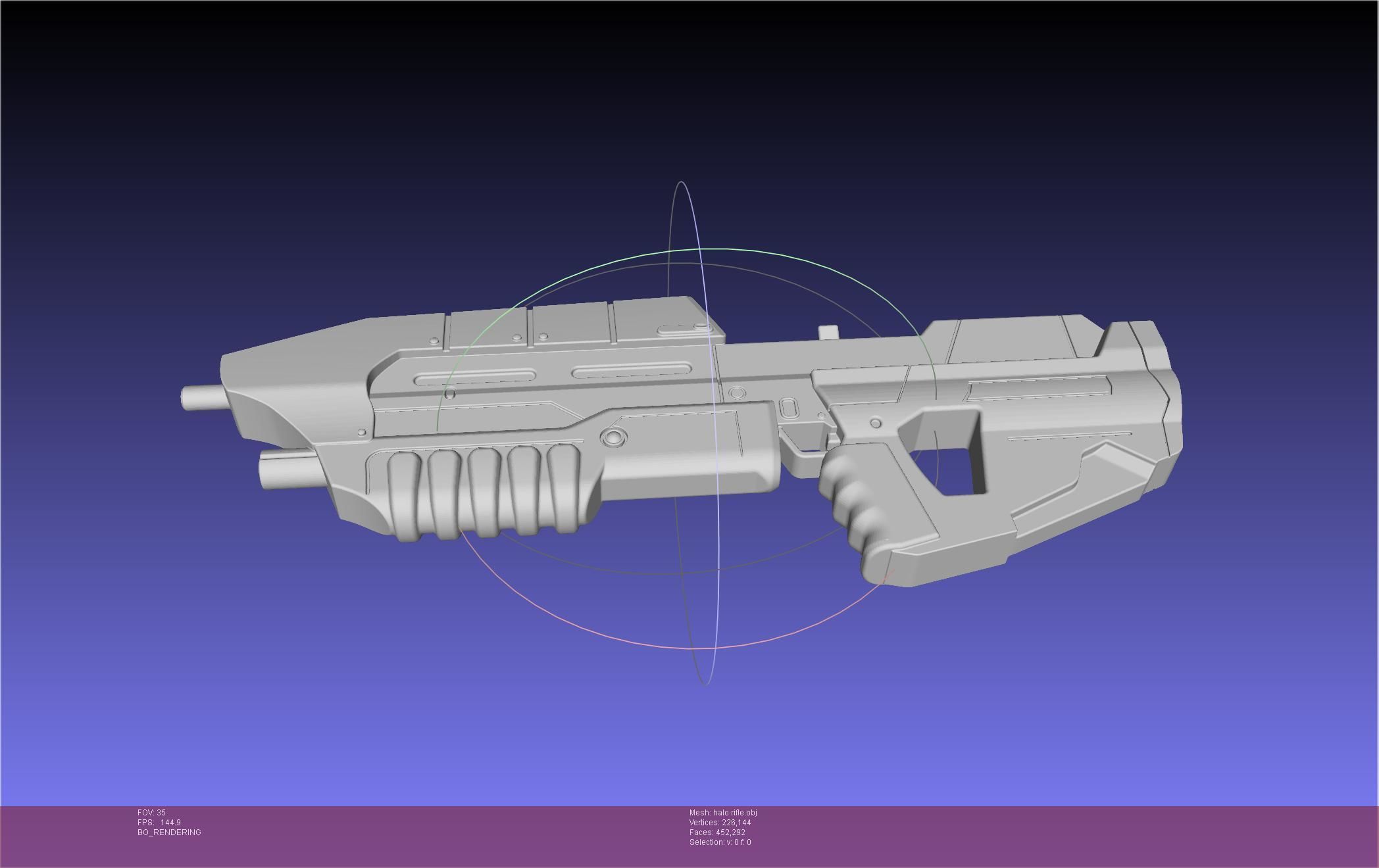 HALO Assault Rifle MA5B Basic Model 3D model_48
