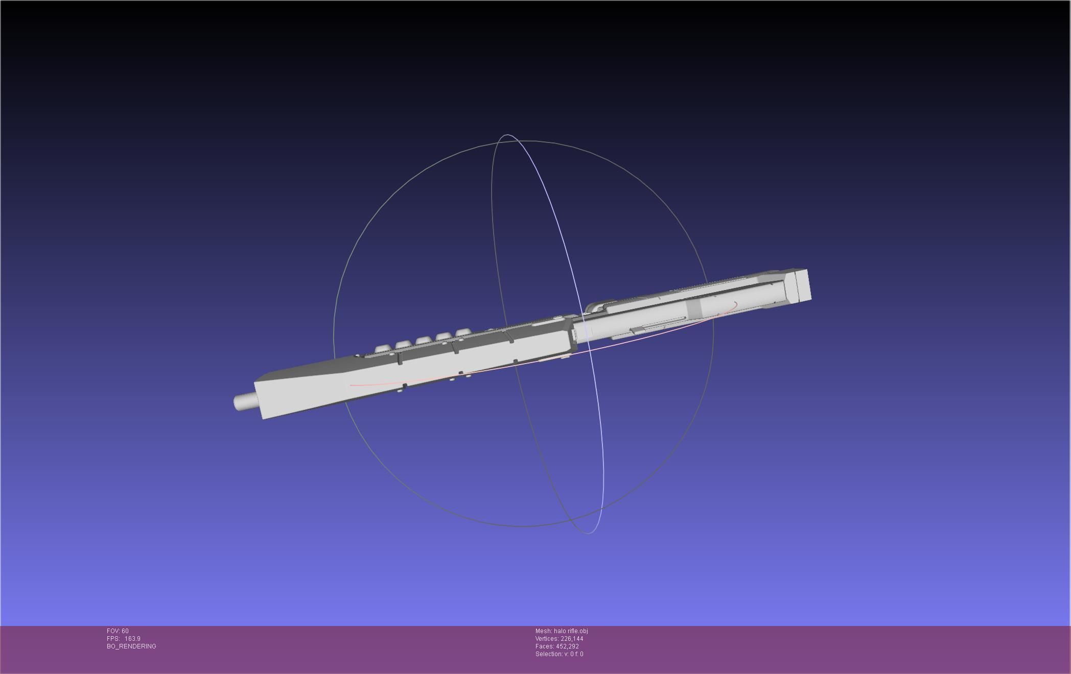 HALO Assault Rifle MA5B Basic Model 3D model_17