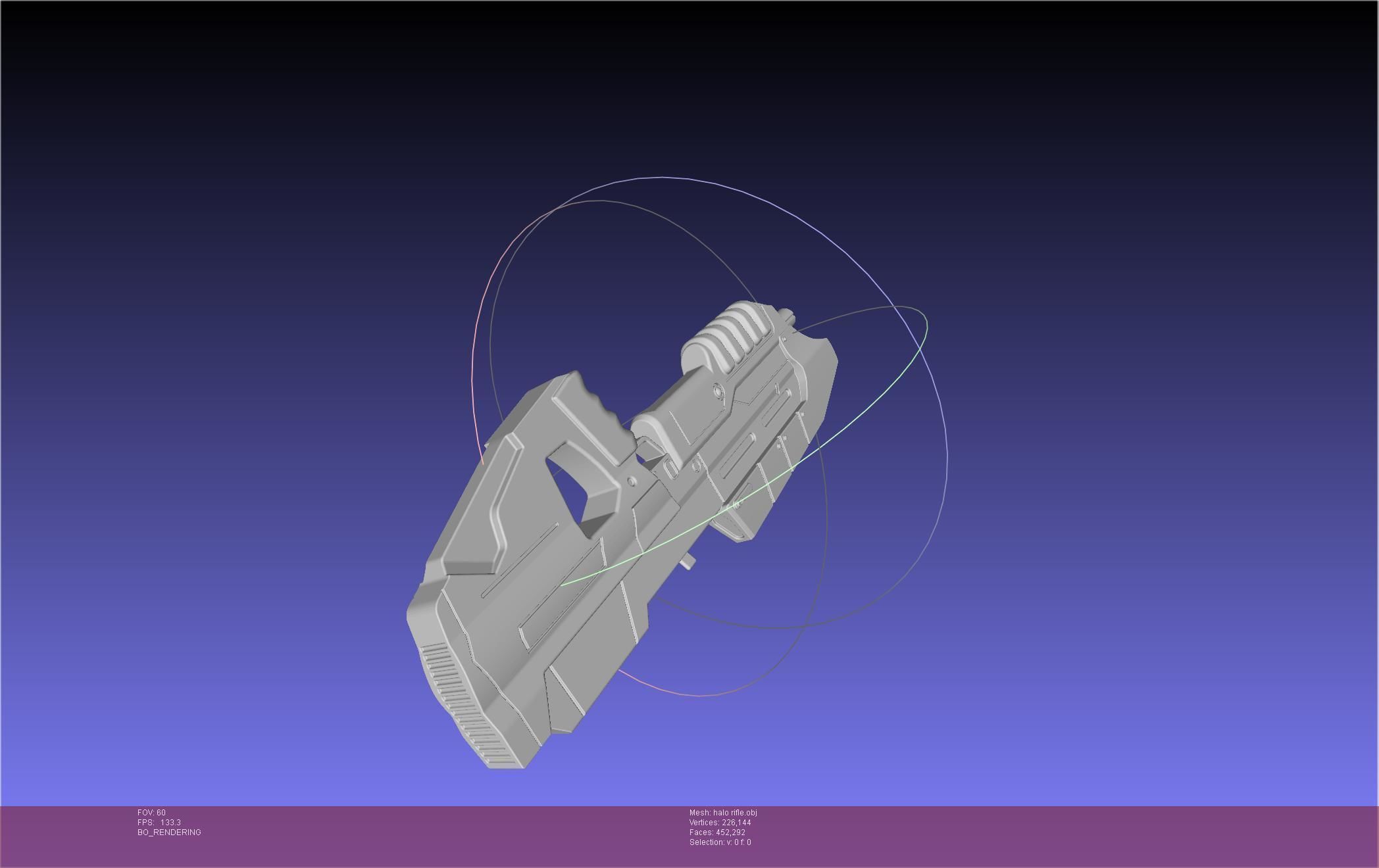 HALO Assault Rifle MA5B Basic Model 3D model_19