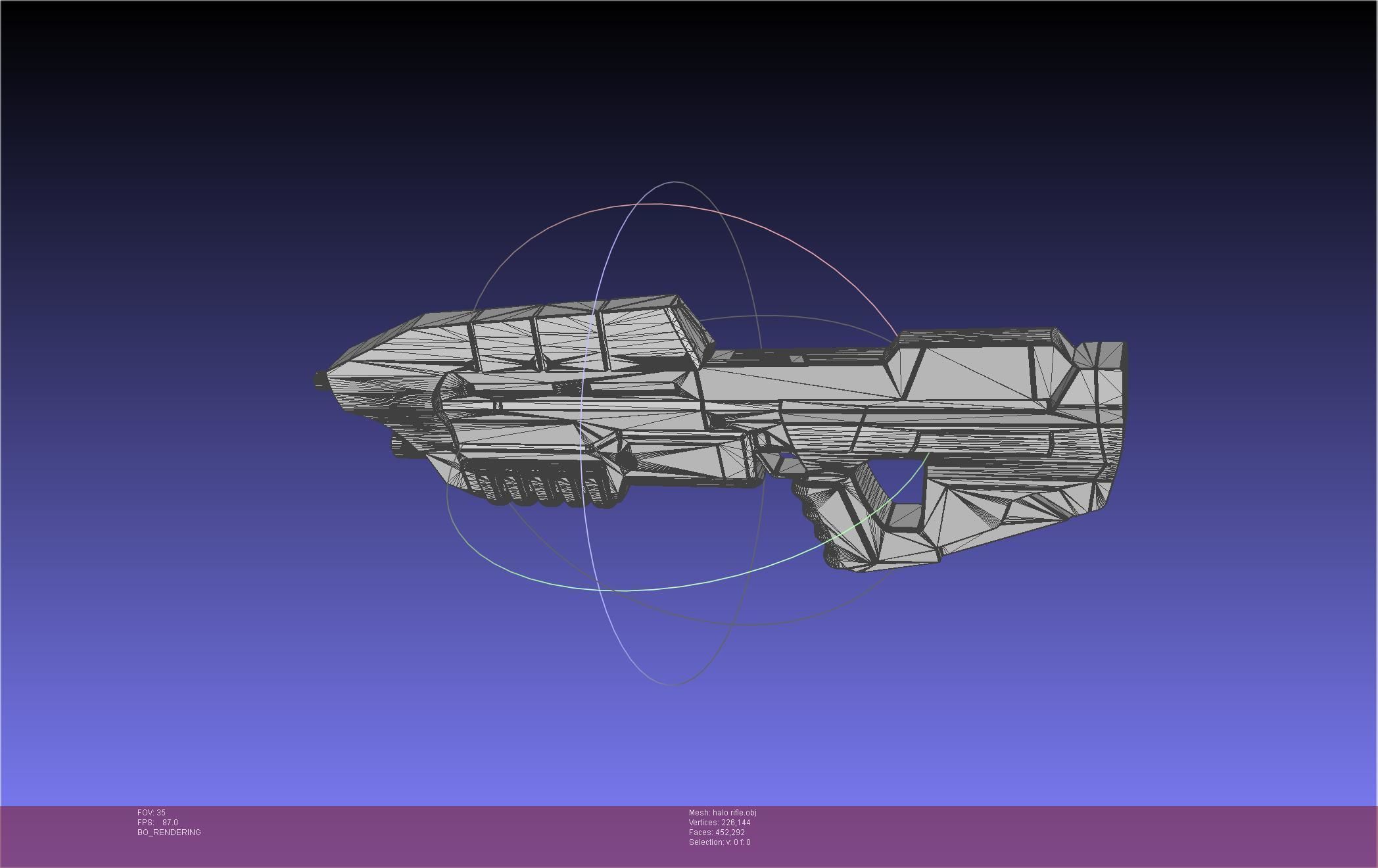 HALO Assault Rifle MA5B Basic Model 3D model_41