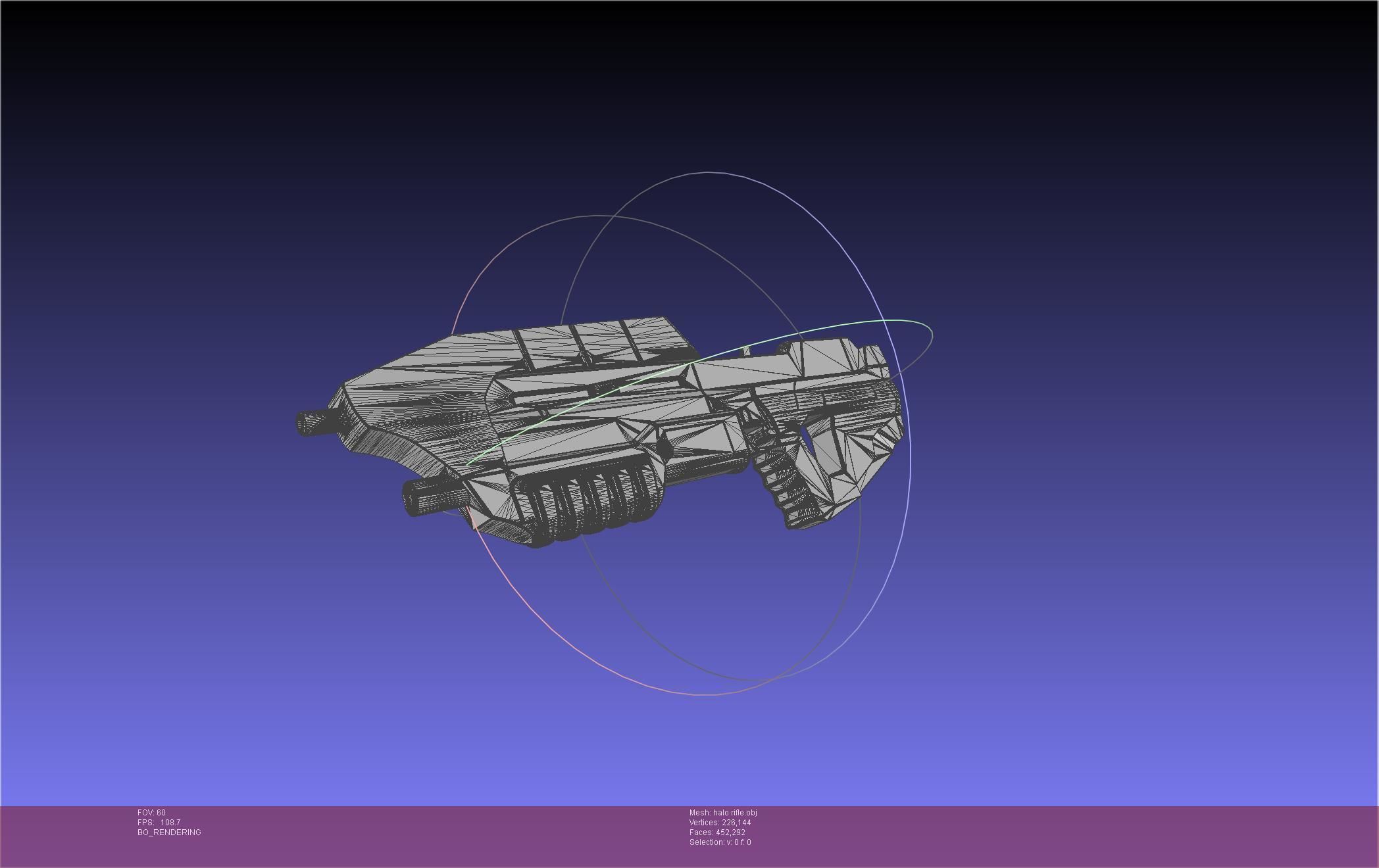 HALO Assault Rifle MA5B Basic Model 3D model_30