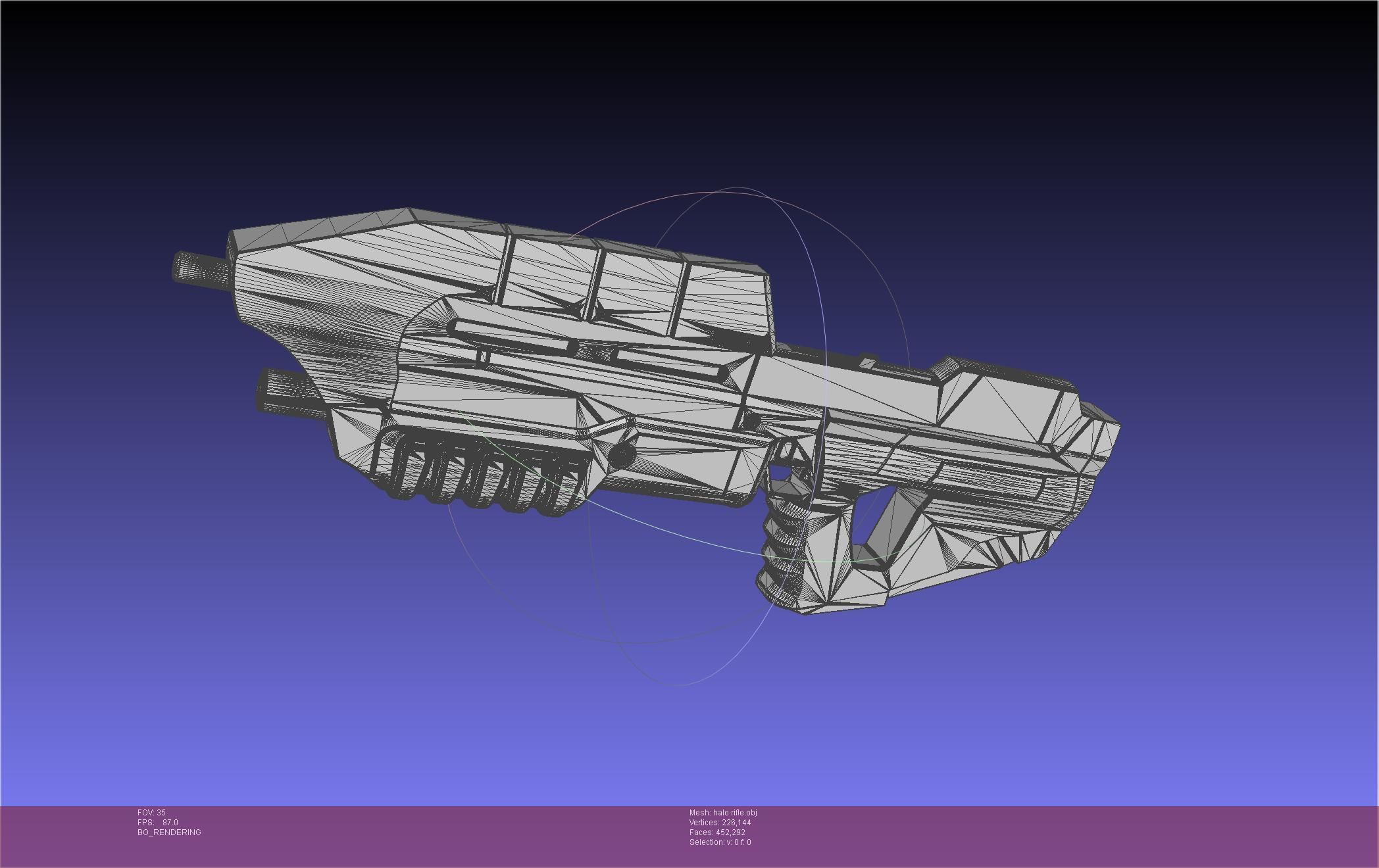 HALO Assault Rifle MA5B Basic Model 3D model_42