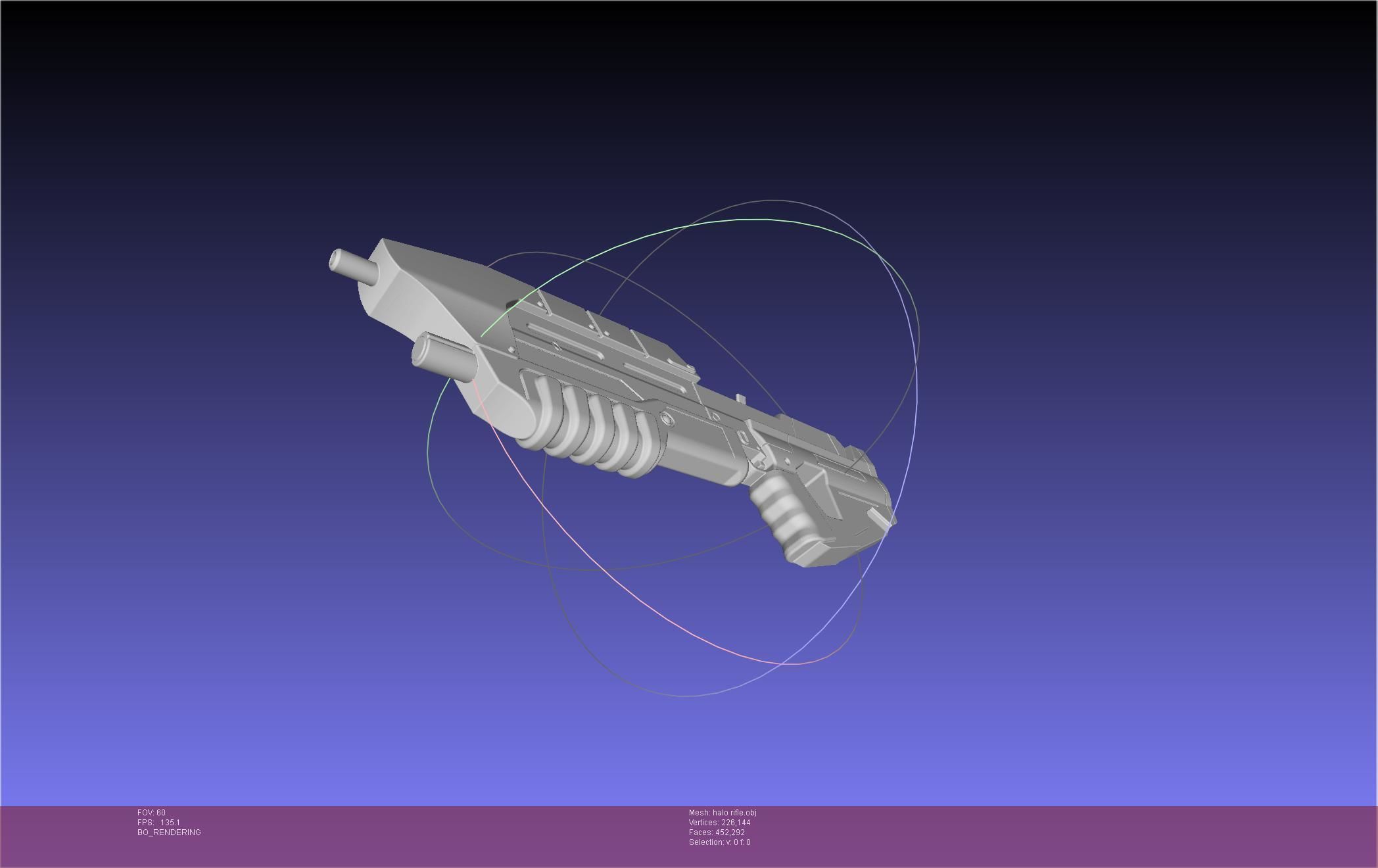 HALO Assault Rifle MA5B Basic Model 3D model_15