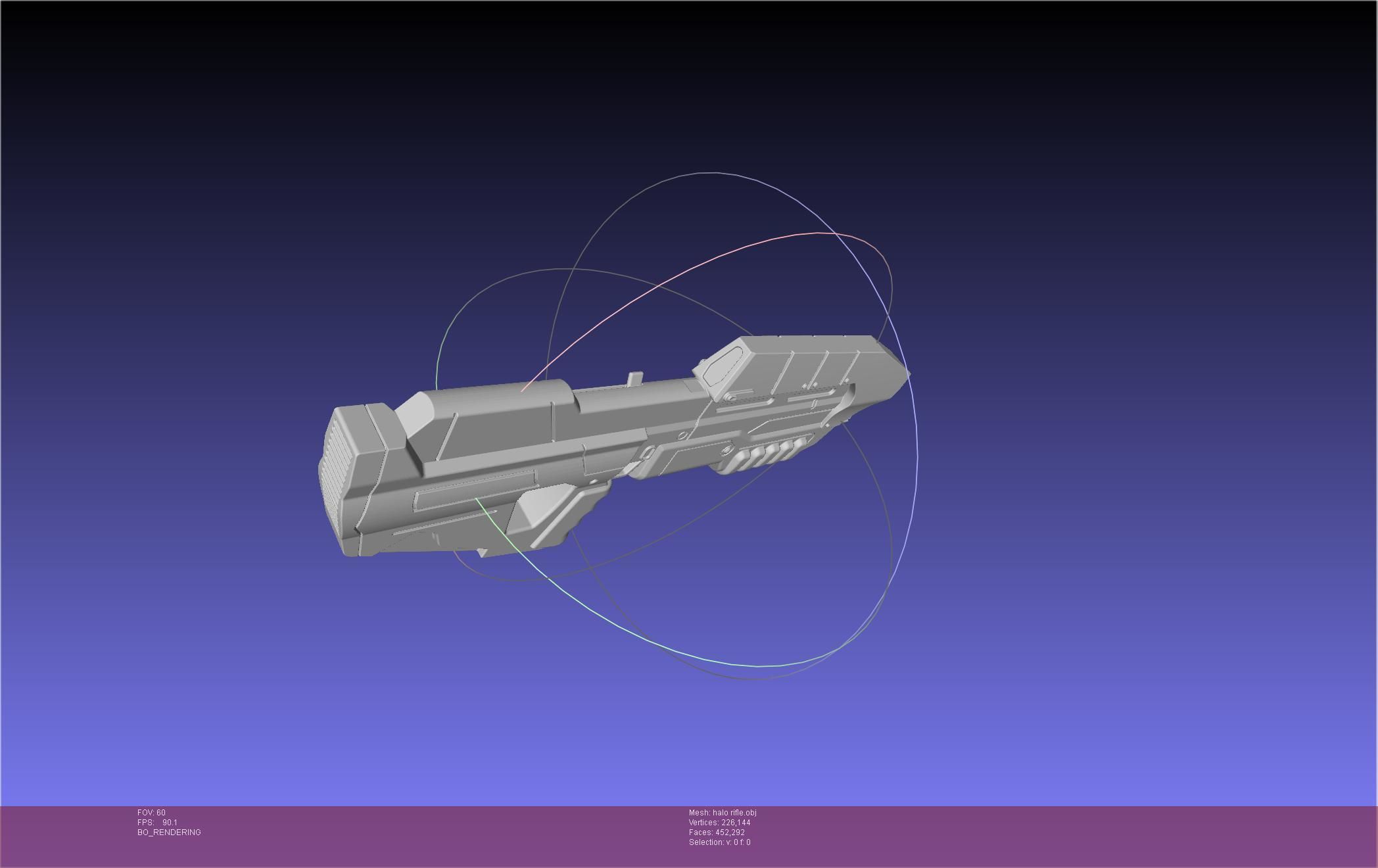 HALO Assault Rifle MA5B Basic Model 3D model_21