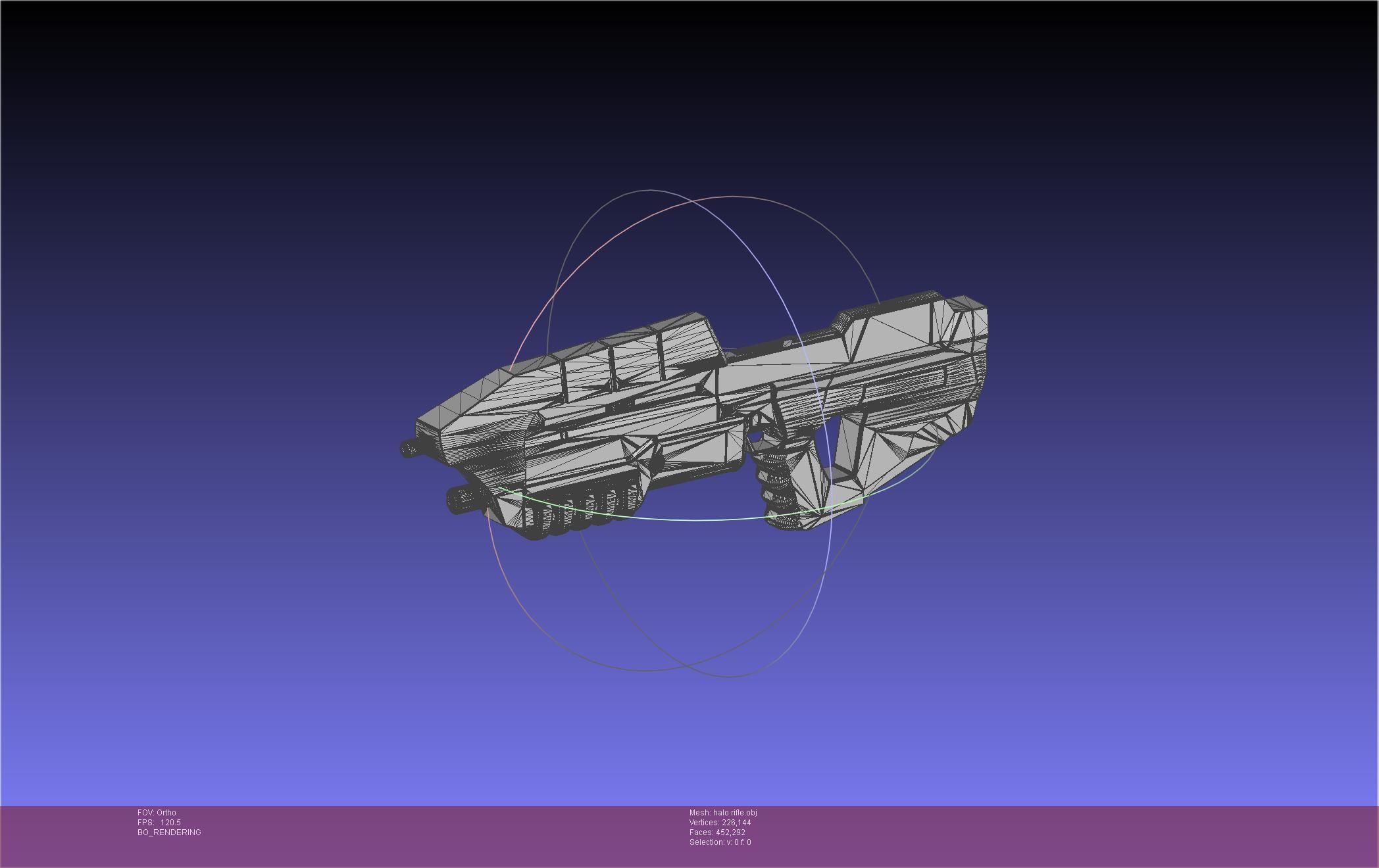 HALO Assault Rifle MA5B Basic Model 3D model_32