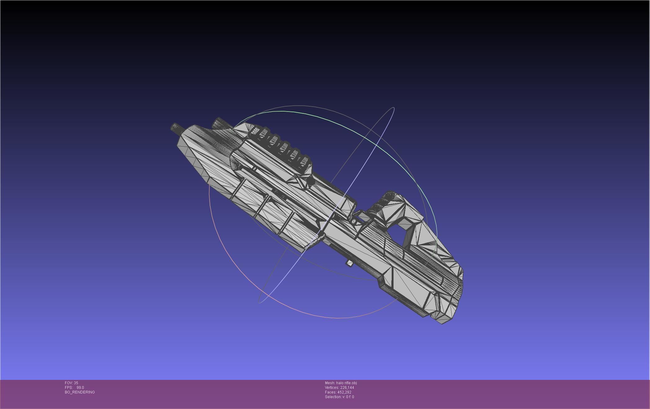 HALO Assault Rifle MA5B Basic Model 3D model_37
