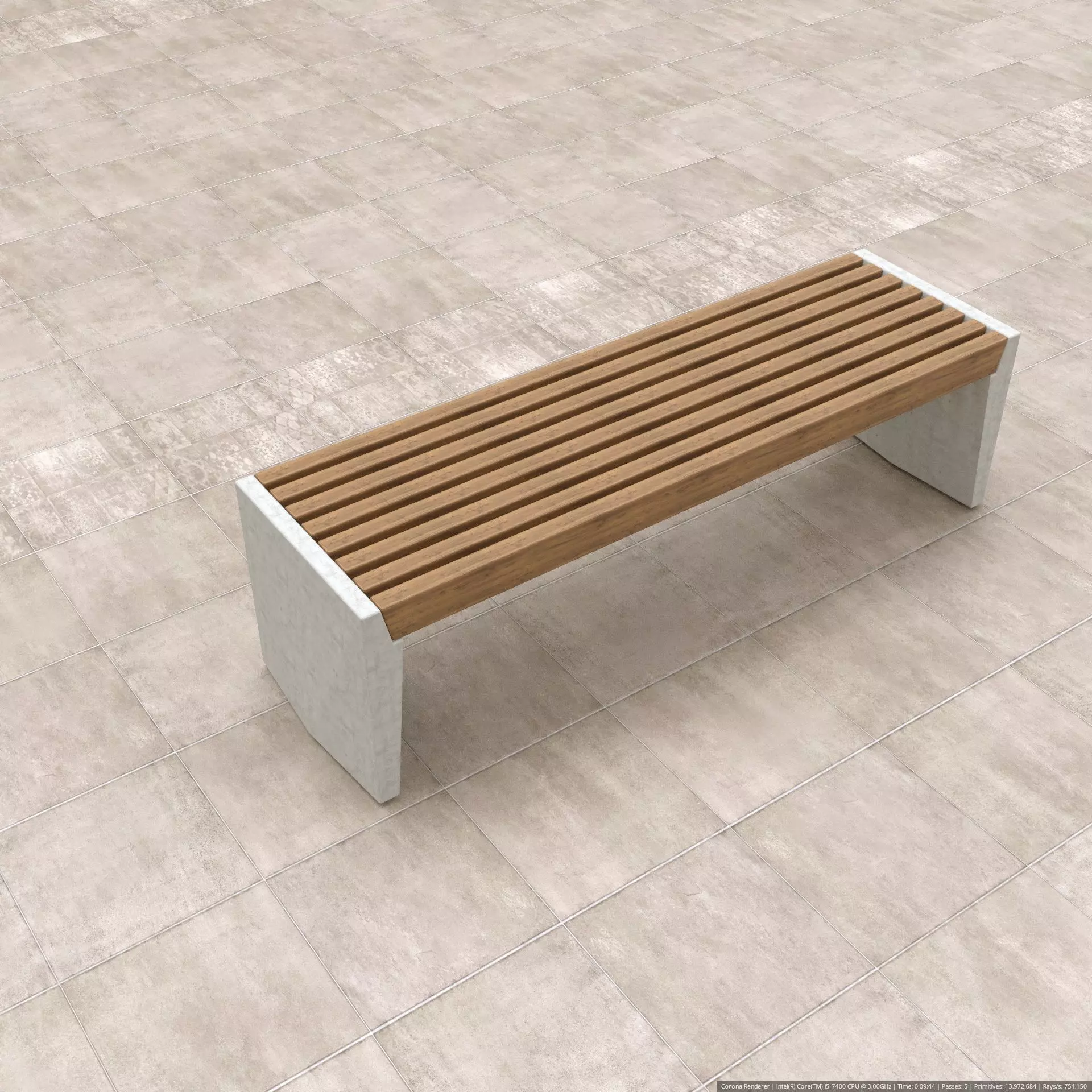 exterior bank 3D model