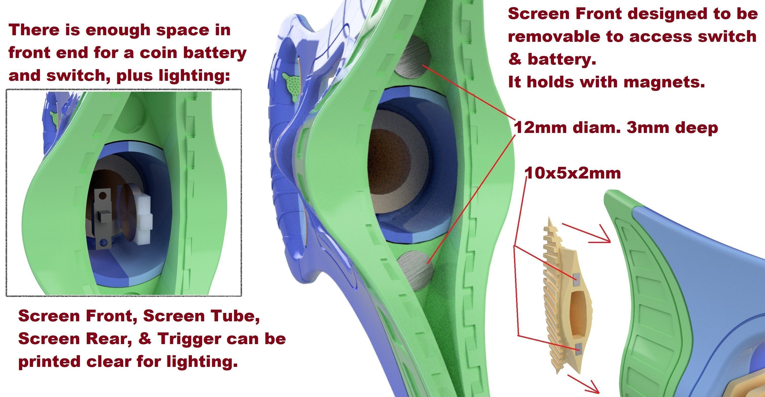Cosmo Traitt 32nd Century Phaser 3D print model_12
