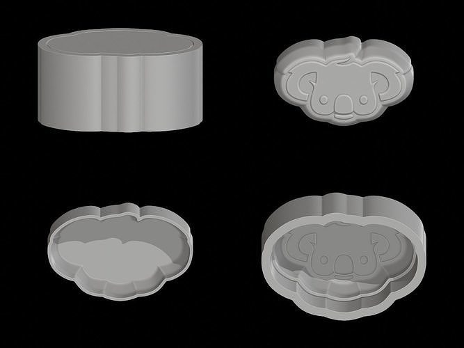Koala mold 3D print model