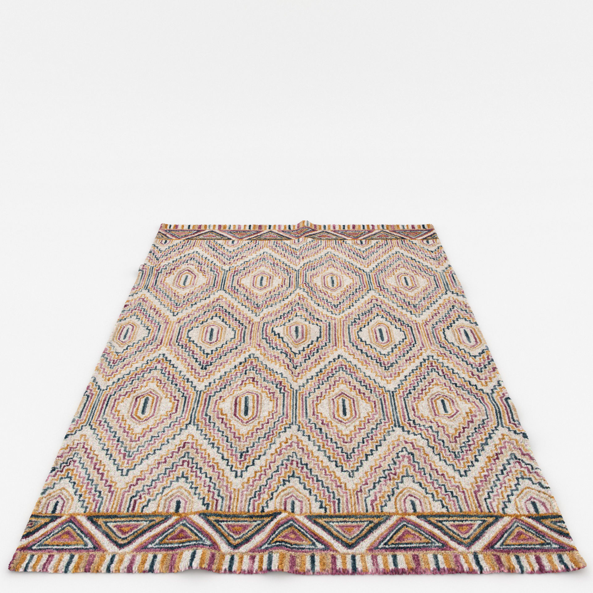 Rugs No 352 Low-poly 3D model_7