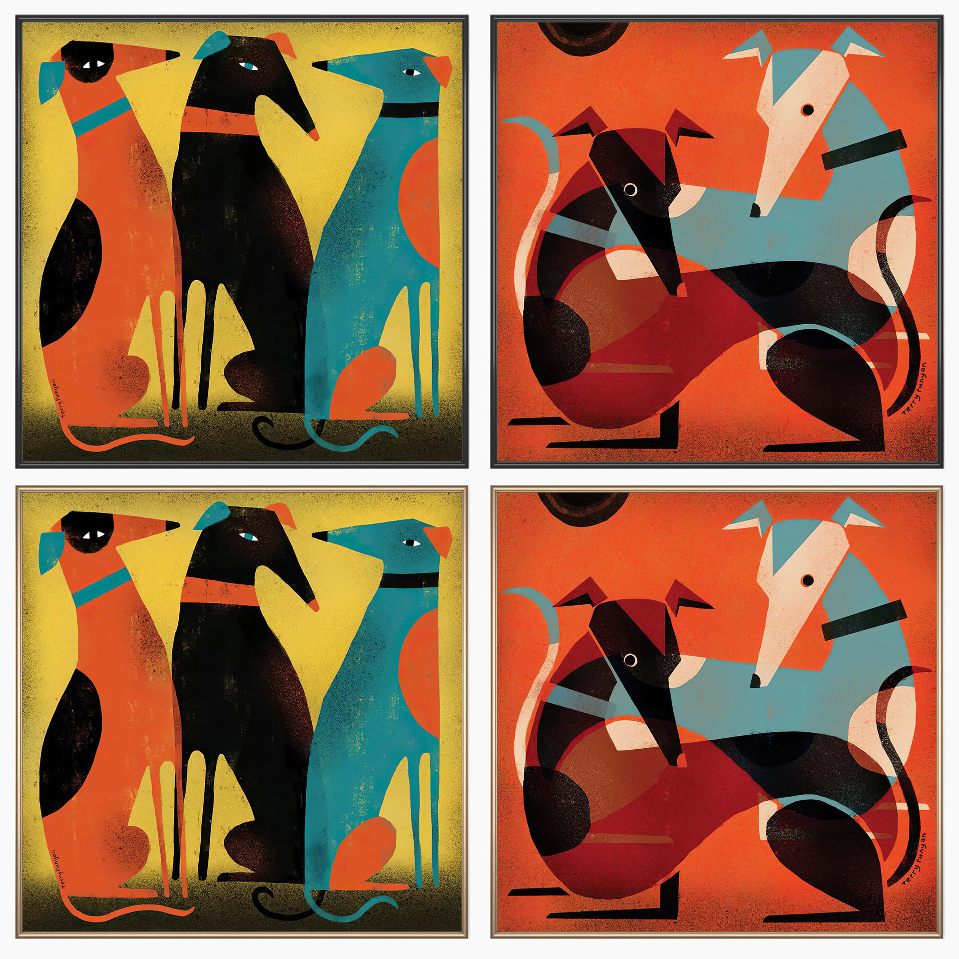 Wall Art Set 3743 3D model_1