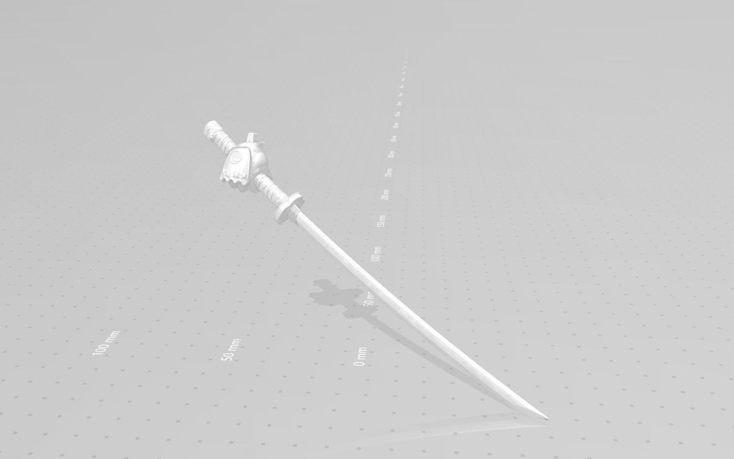 TRUNKS SAMURAI DRAGON BALL 3D print model_2