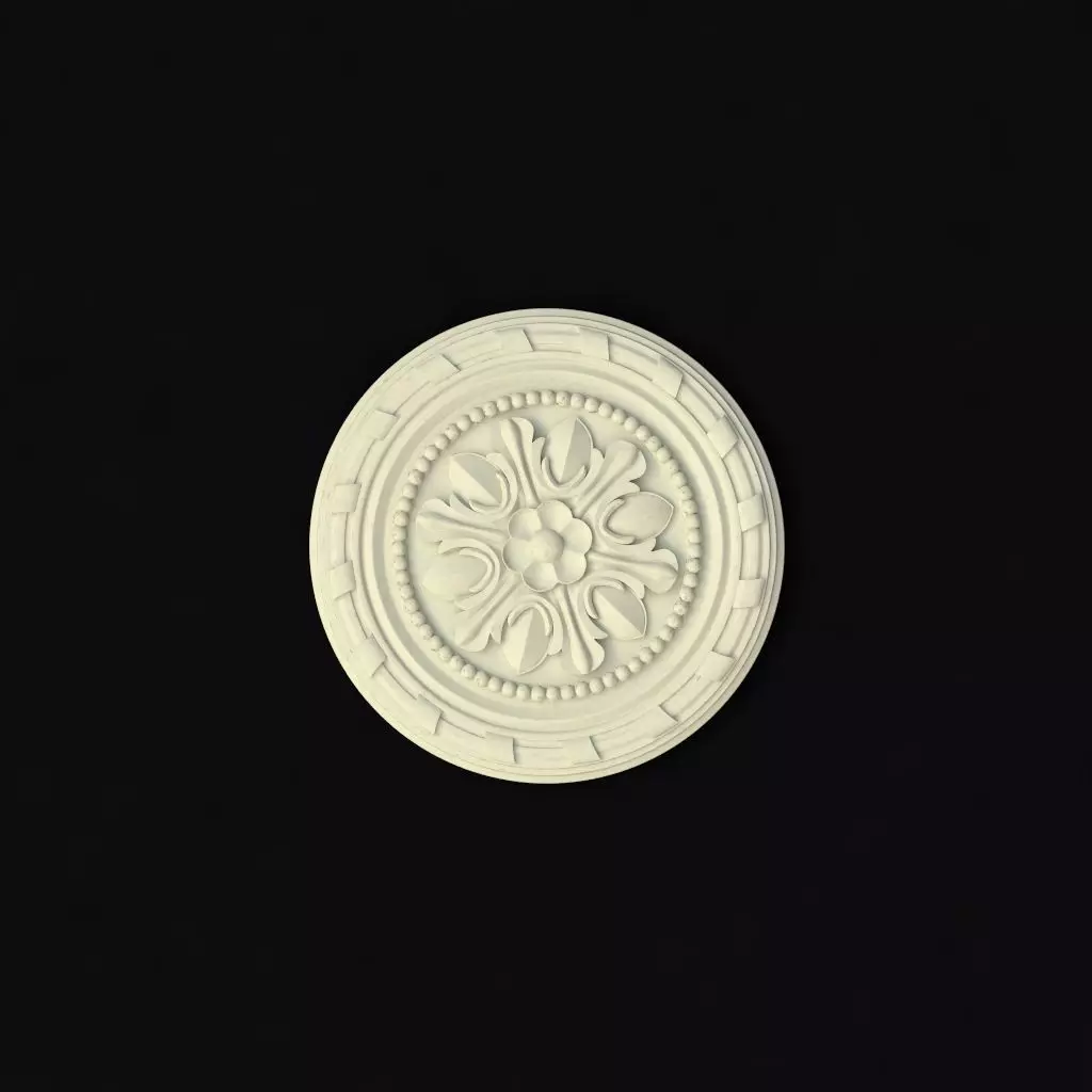 rosette dekor 3D model_0
