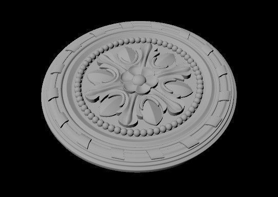 rosette dekor 3D model_1