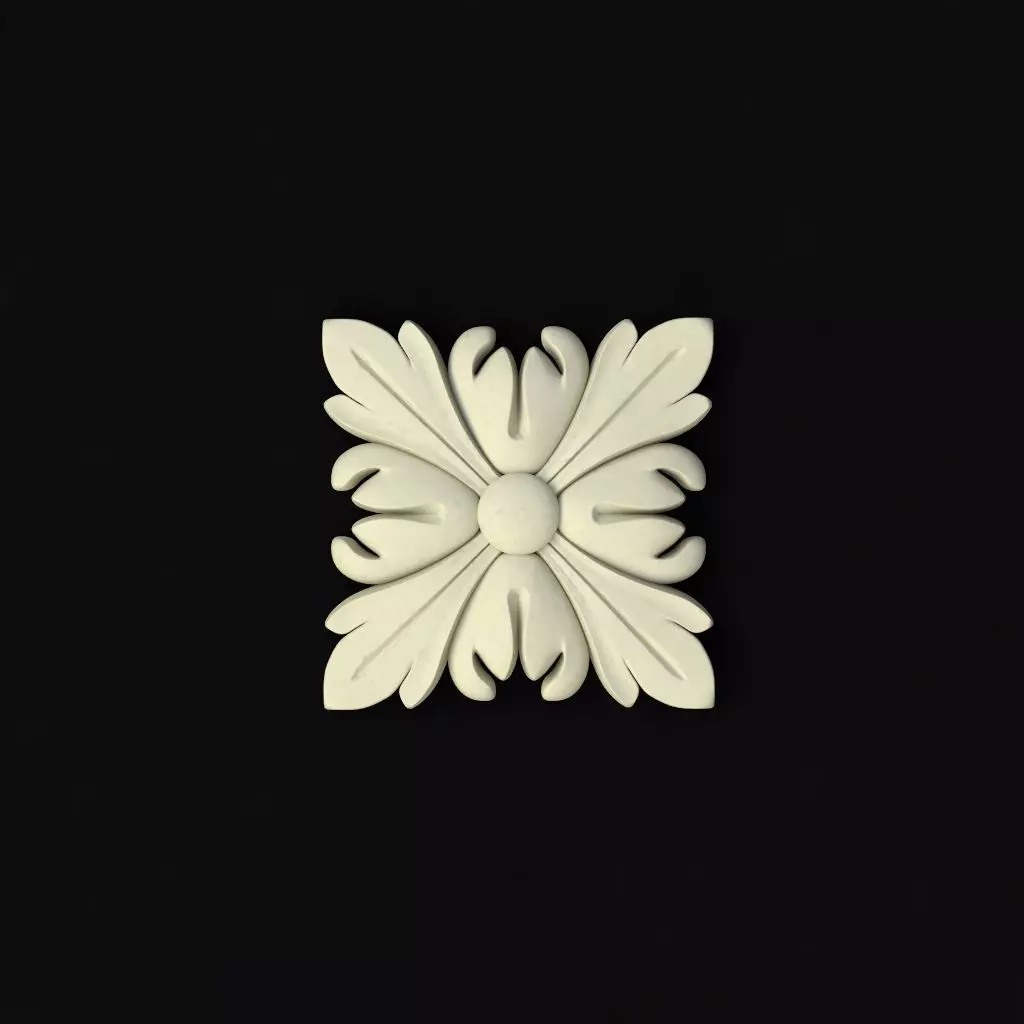 rosette dekor Free 3D model