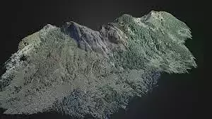 Mountain spn Free 3D model
