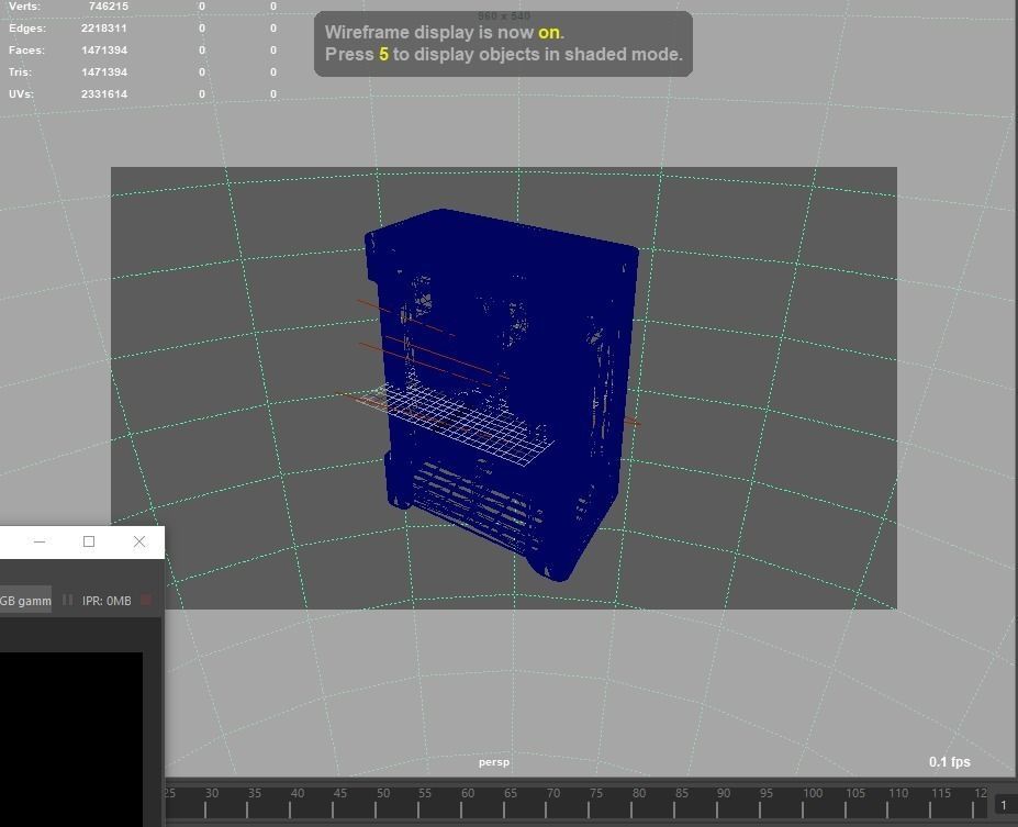 Exhaust air purifier system  3D model_1