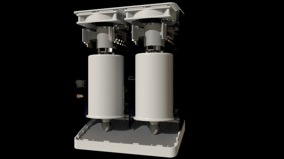 Exhaust air purifier system  3D model_10