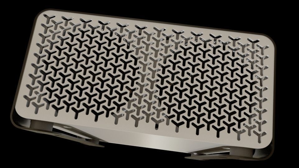 Exhaust air purifier system  3D model_4