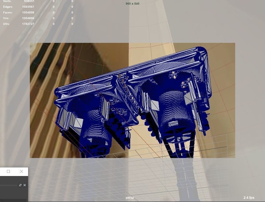 Exhaust air purifier system  3D model_7