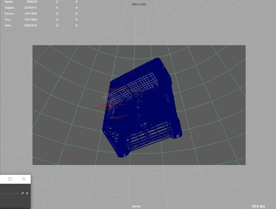 Exhaust air purifier system  3D model_2