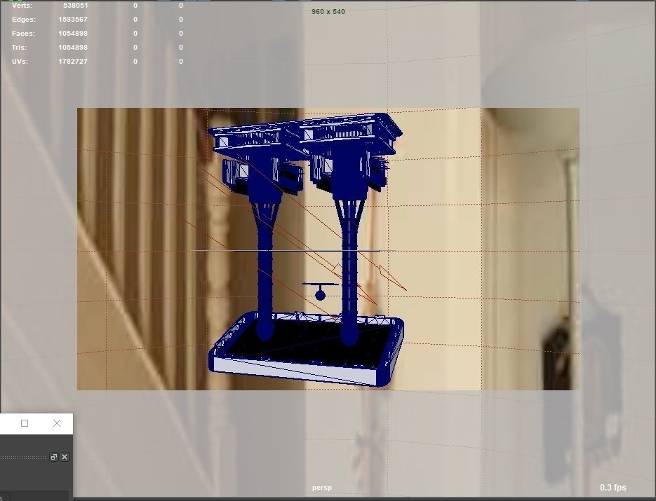 Exhaust air purifier system  3D model_5