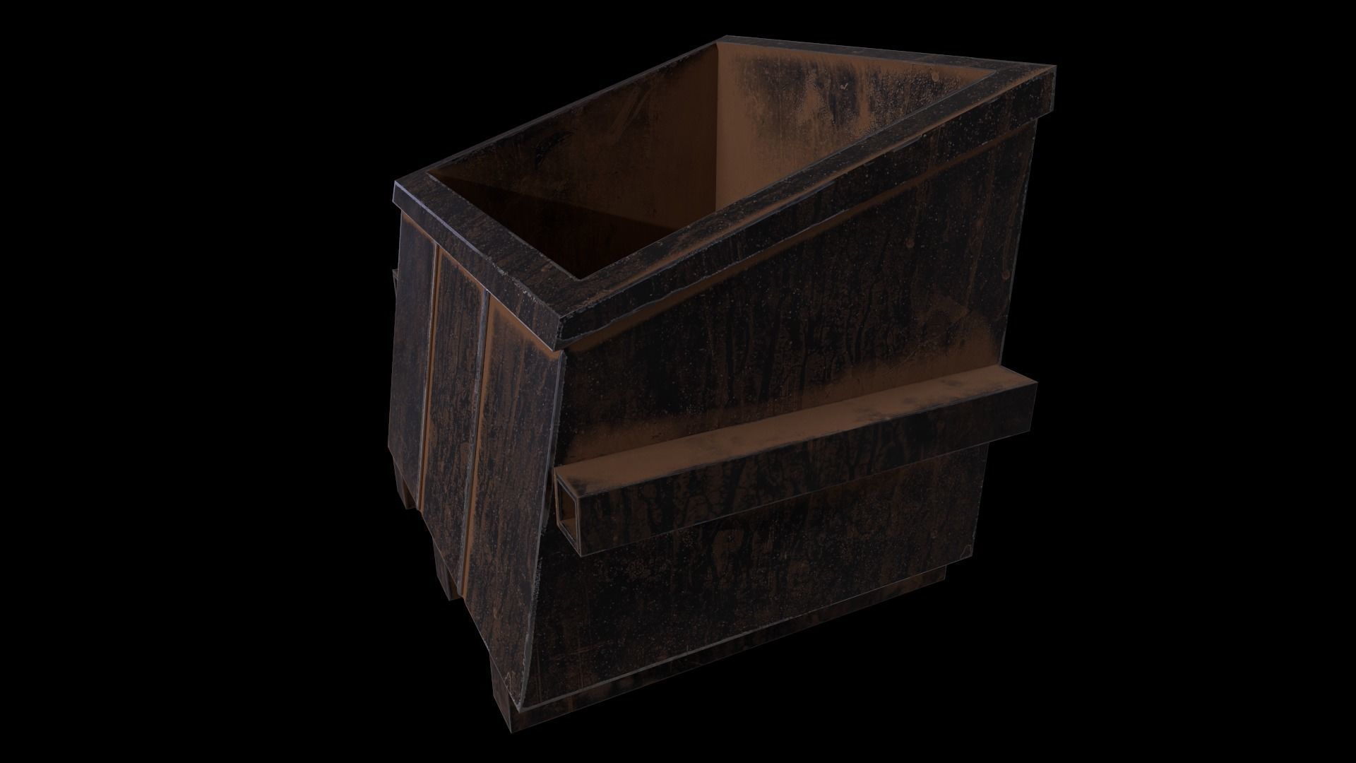 21Trash Can Game Ready Low Poly 3D Model Low-poly 3D model Low-poly 3D model_8