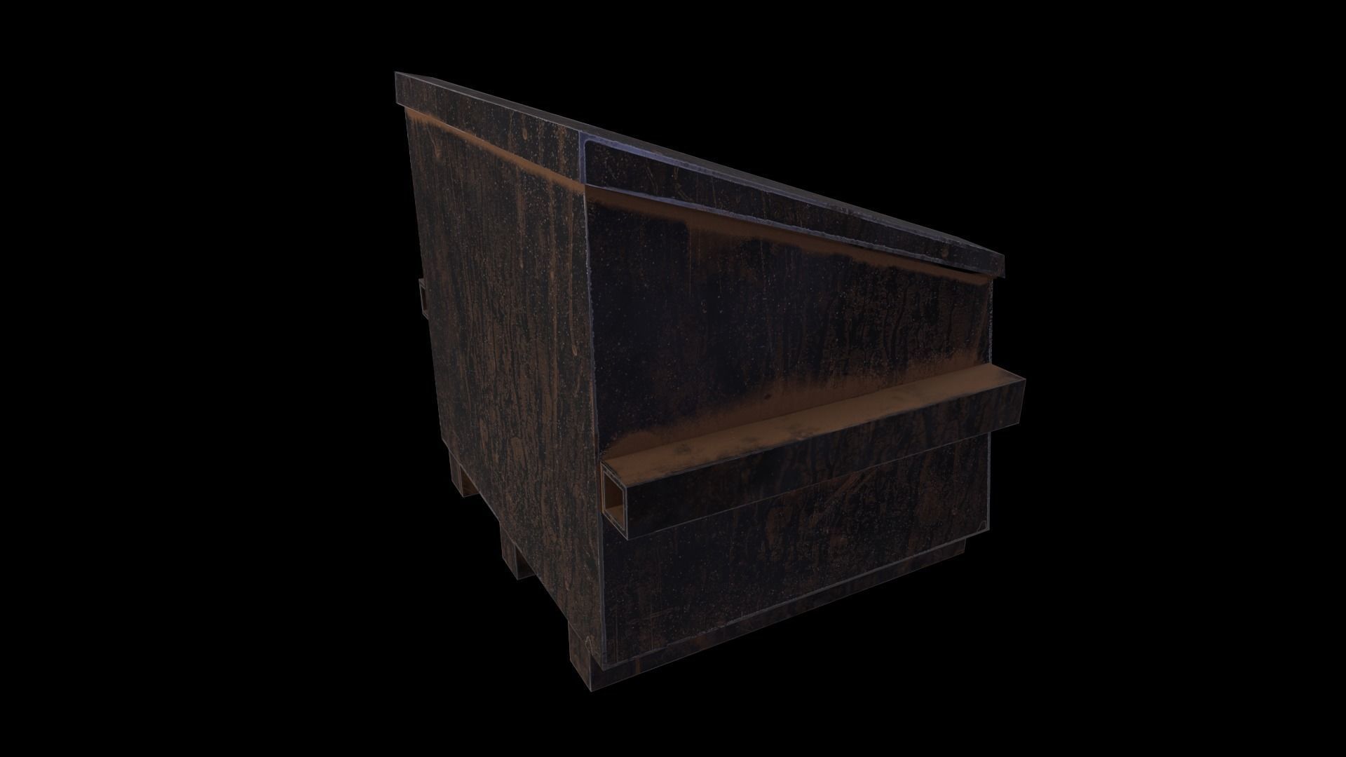 21Trash Can Game Ready Low Poly 3D Model Low-poly 3D model Low-poly 3D model_16