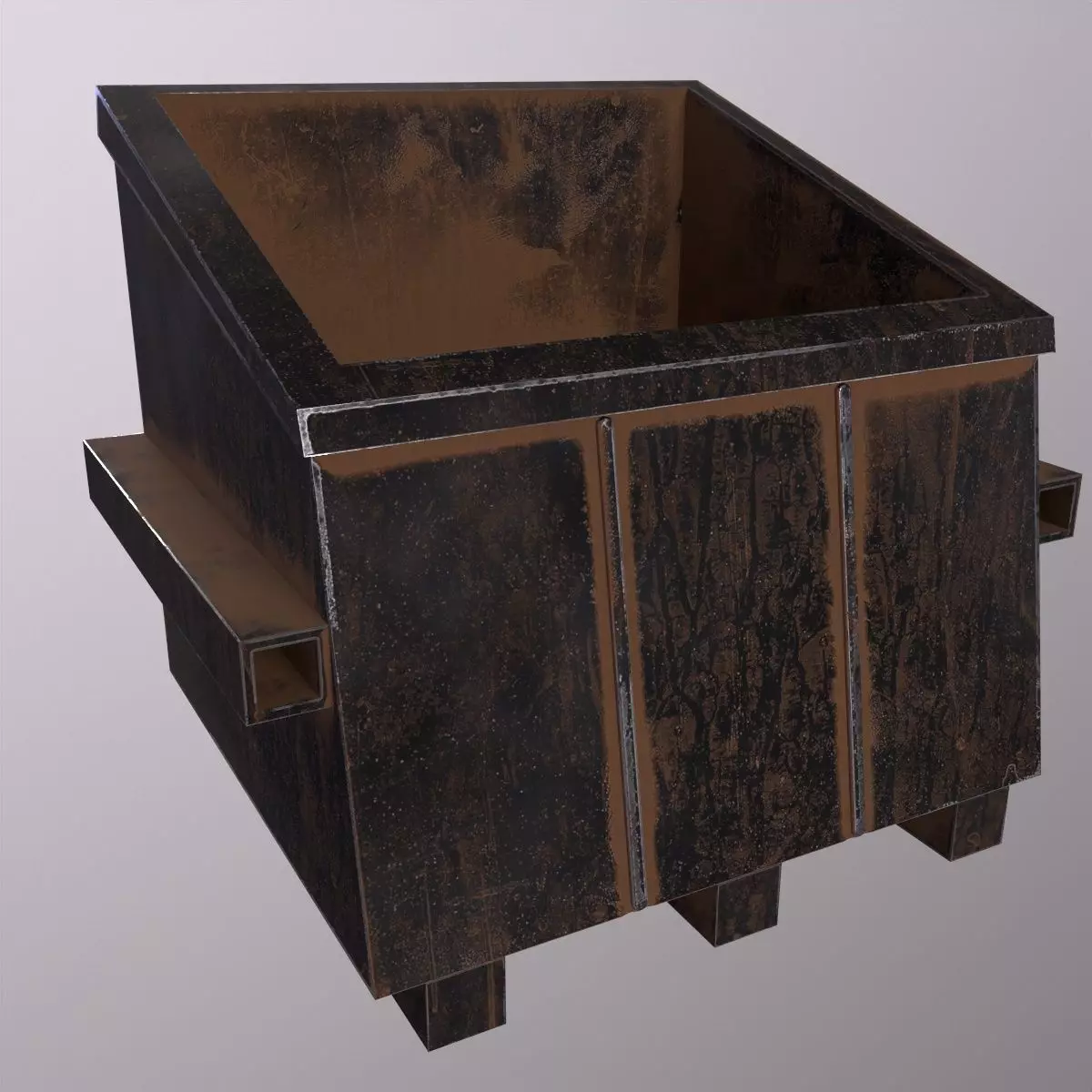 21Trash Can Game Ready Low Poly 3D Model Low-poly 3D model Low-poly 3D model_0