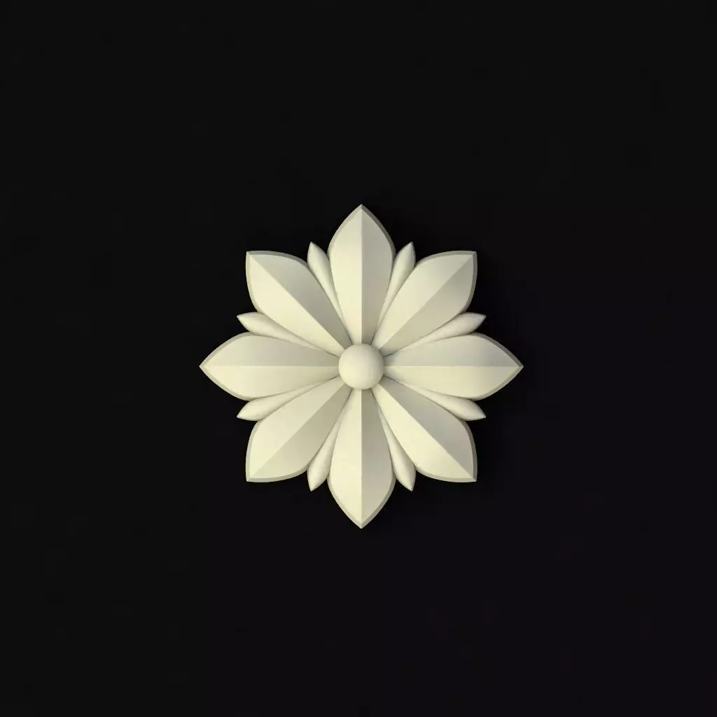 rosette dekor Free 3D model