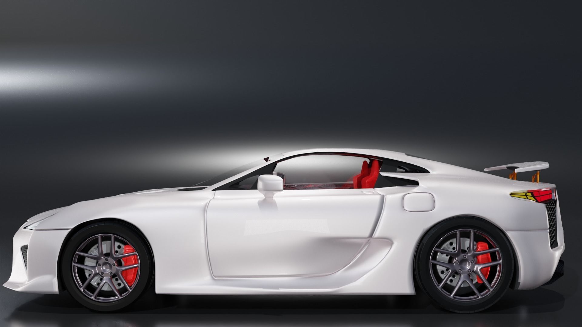 Lexus Lfa Free 3D model_2