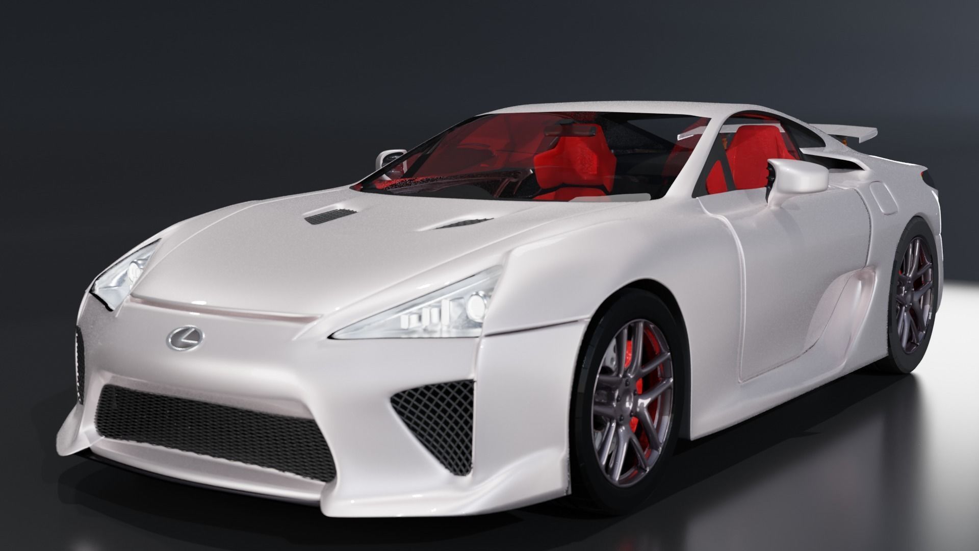 Lexus Lfa Free 3D model_1