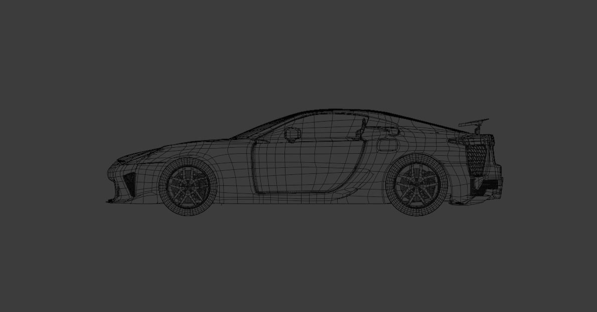 Lexus Lfa Free 3D model_6