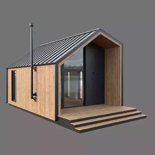 Barn house 03 3D model