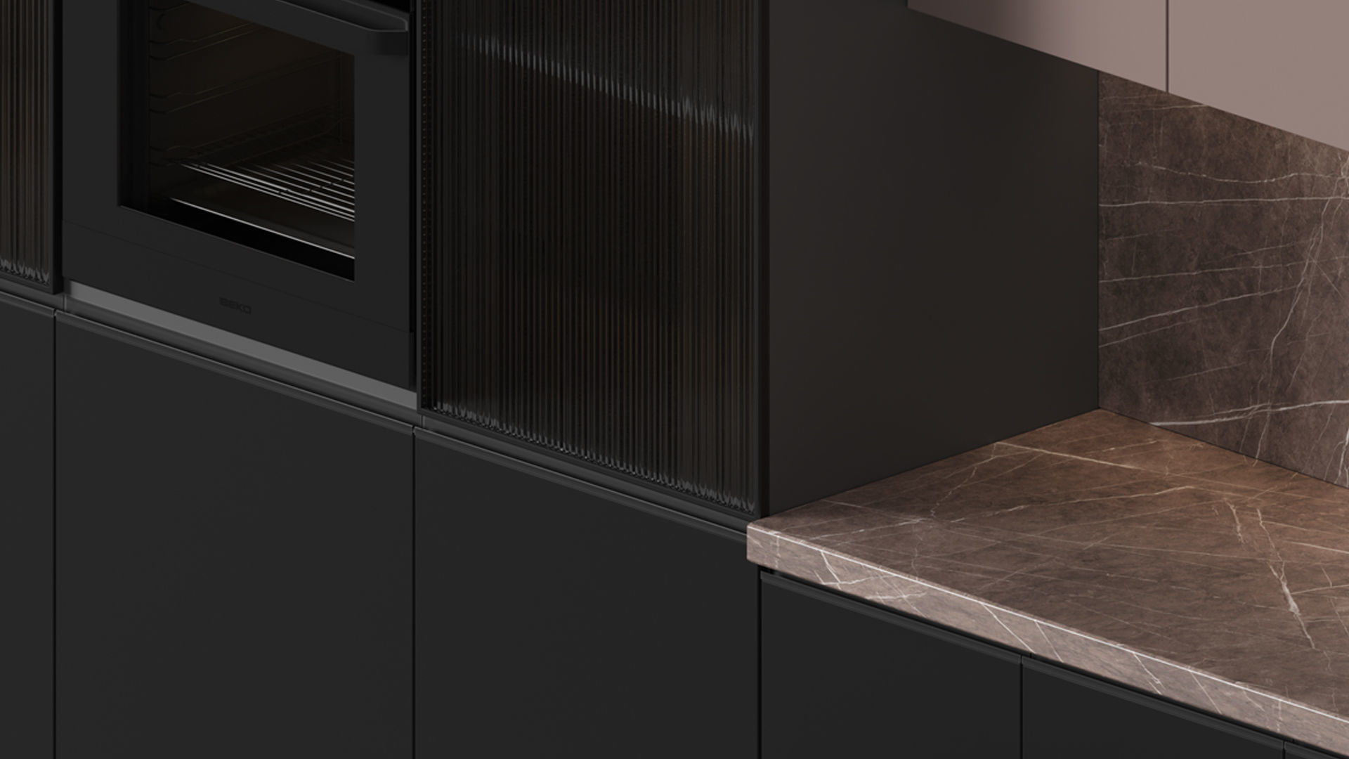 Modern Kitchen Set Designed By Sherzod 3D model_5