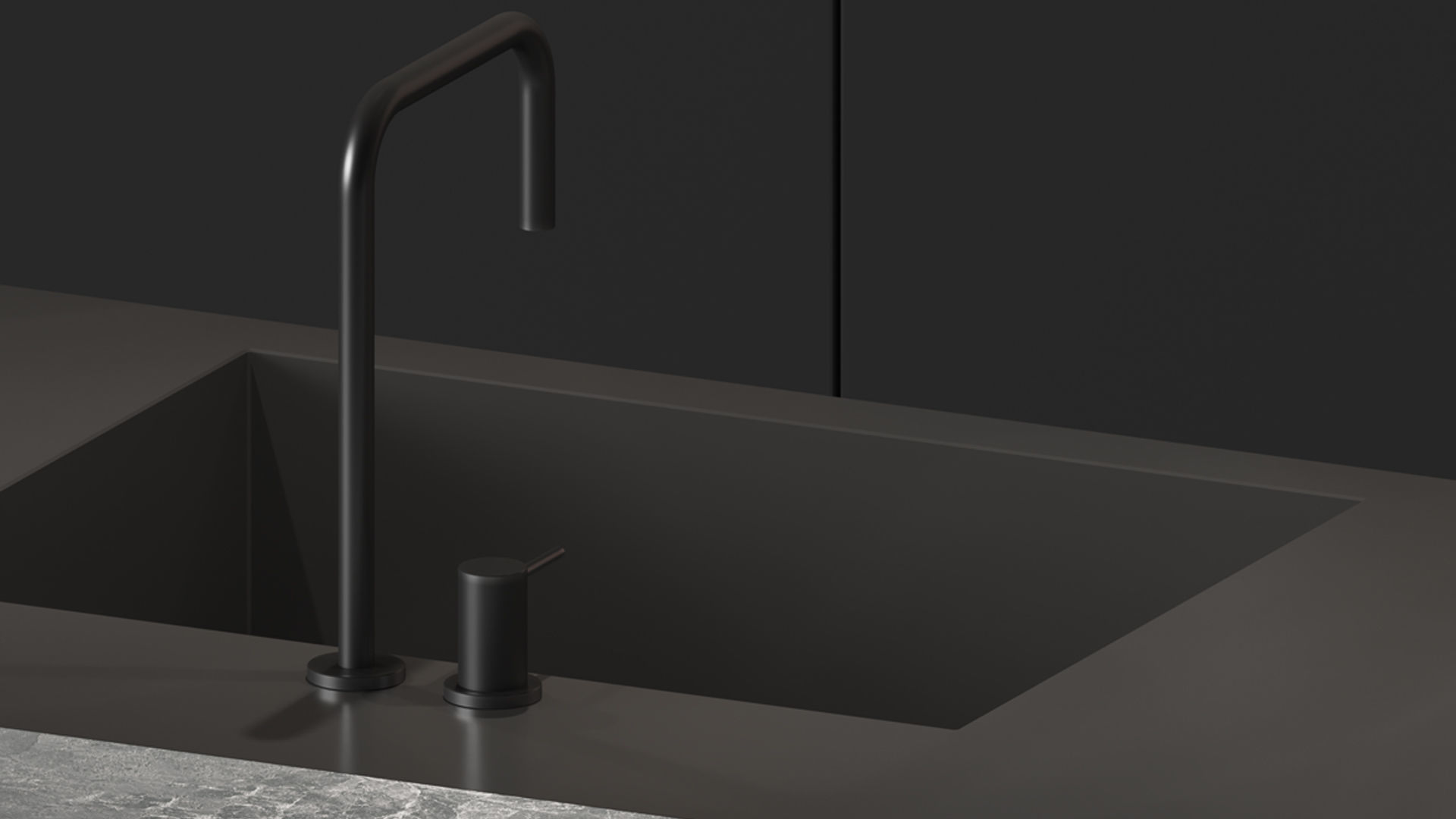 Modern Kitchen Set Designed By Sherzod 3D model_3