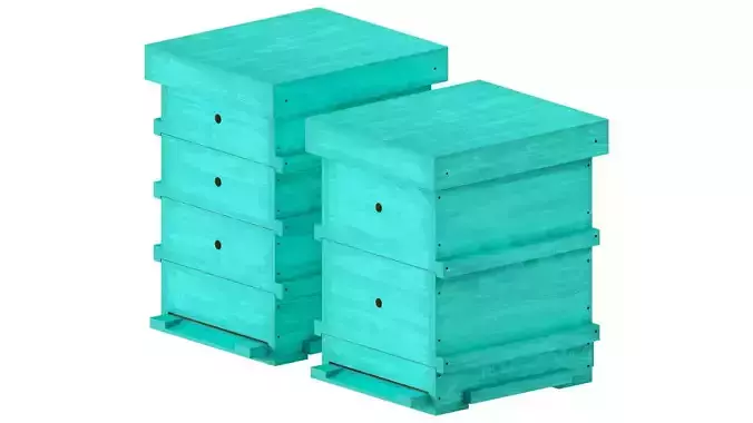 Beehive combination 3D model