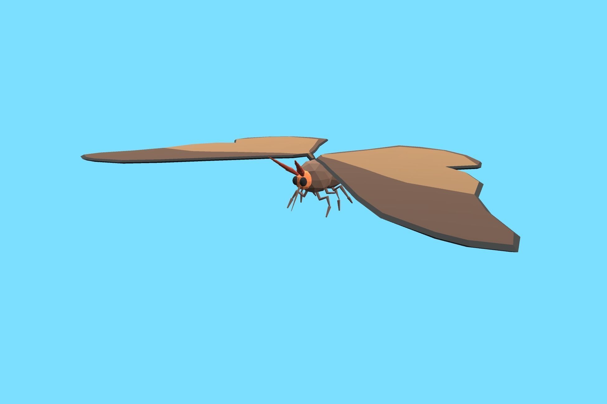 9t5 Low Poly Insects 2 Low-poly 3D model_11