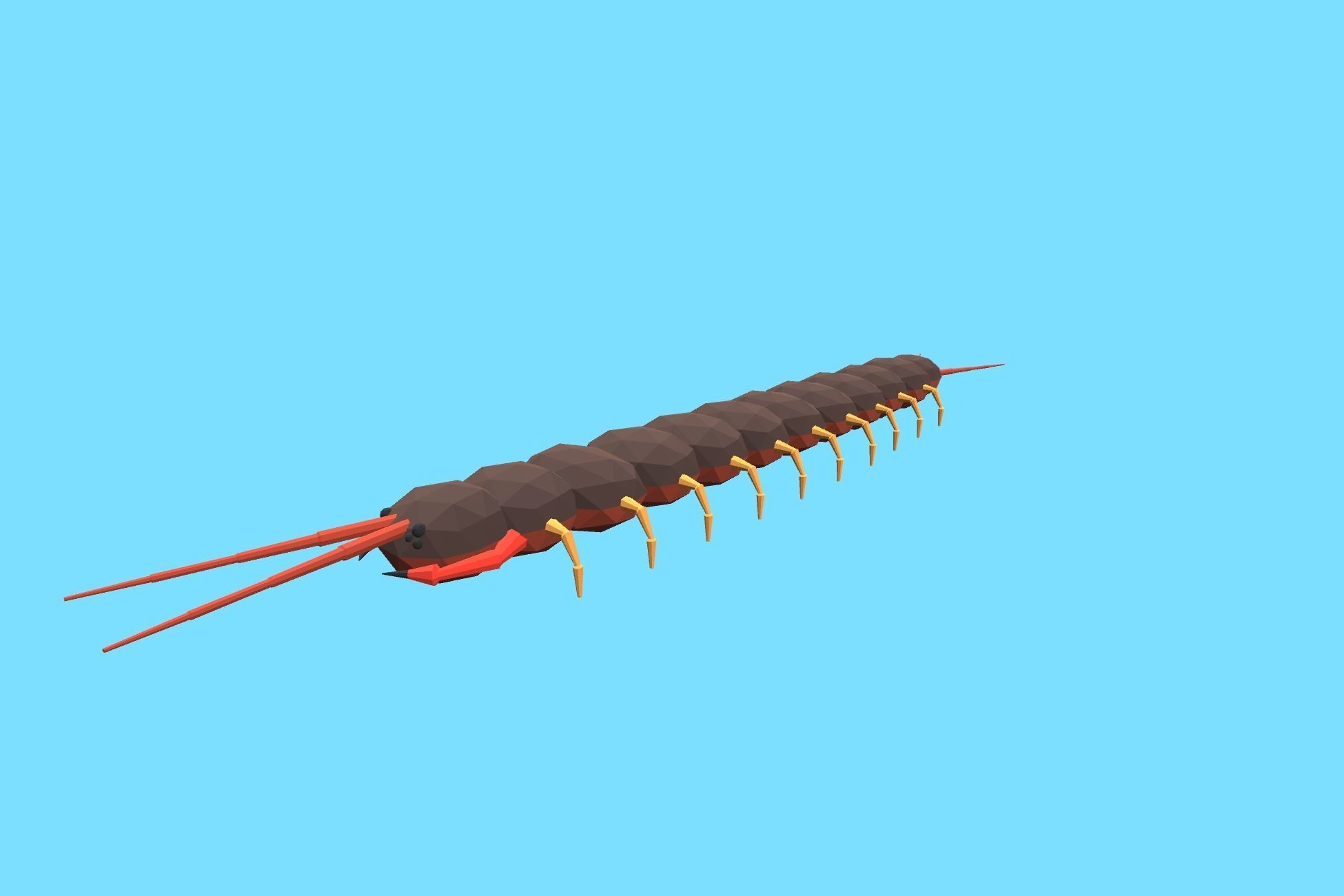 9t5 Low Poly Insects 2 Low-poly 3D model_10