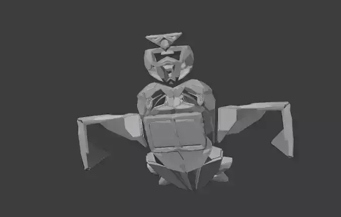 SI fi Hovering Space ship